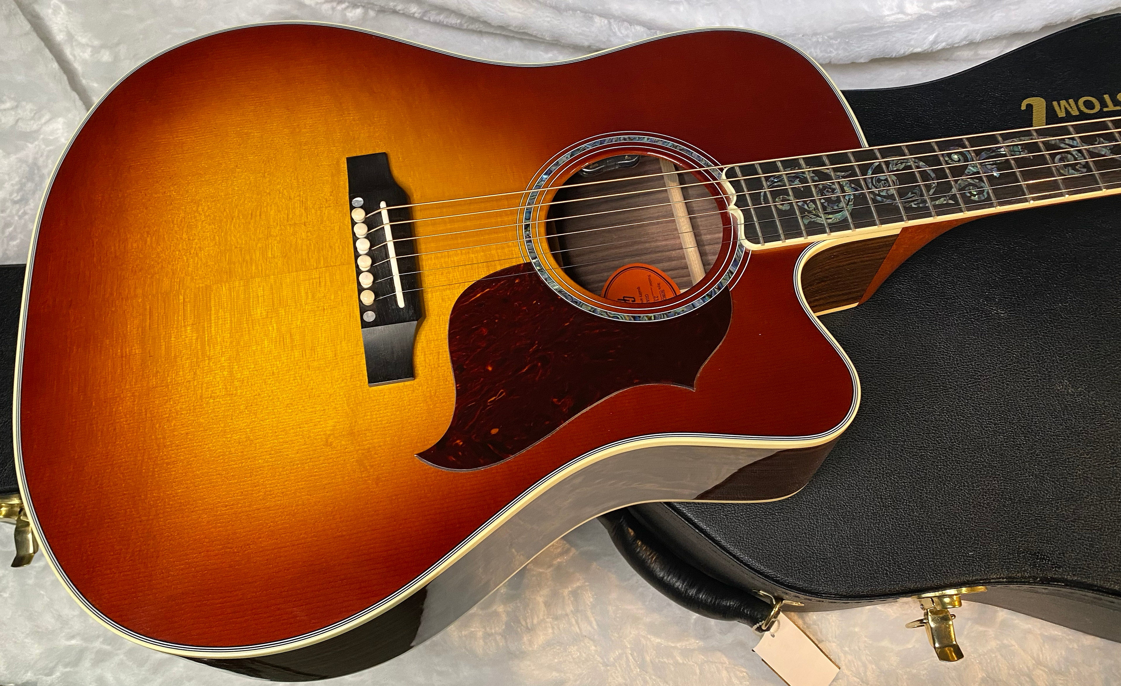 NEW! Gibson Acoustic Songwriter Custom EC Vine Acoustic-Electric Guitar - Rosewood Burst - Greatest Hits II - Authorized Dealer - G06404