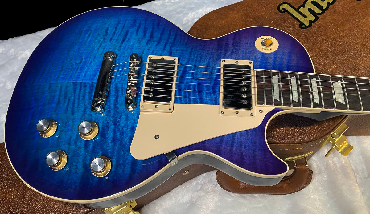 NEW! Gibson Les Paul Standard '60s Blueberry Burst - Authorized Dealer - Amazing Curly Flame Top - Only 8.8 lbs - G07887