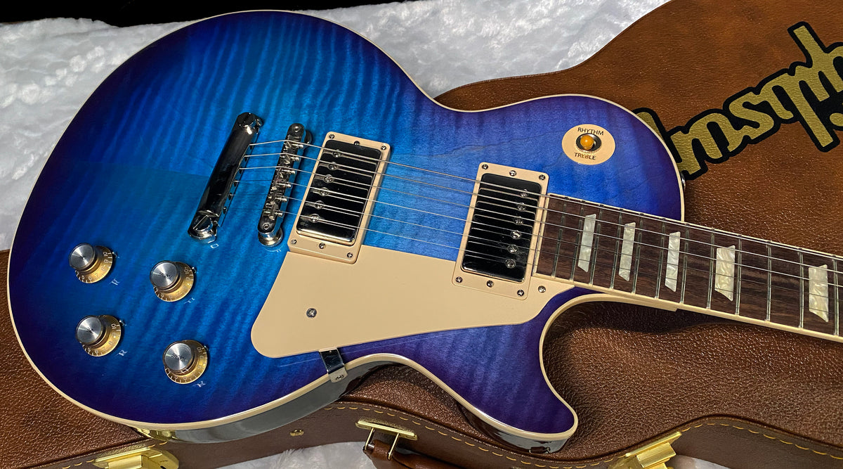 NEW! Gibson Les Paul Standard '60s Blueberry Burst - Authorized Dealer - Beautiful Flame Top - Only 9 lbs - G07888