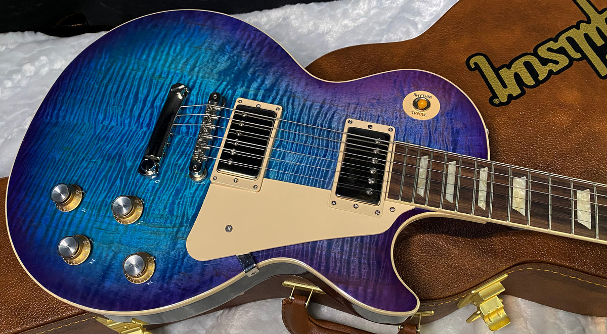 NEW! Gibson Les Paul Standard '60s Blueberry Burst - Authorized Dealer - Absolutely KILLER Curly Flame Top - Only 8.7 lbs - G07889