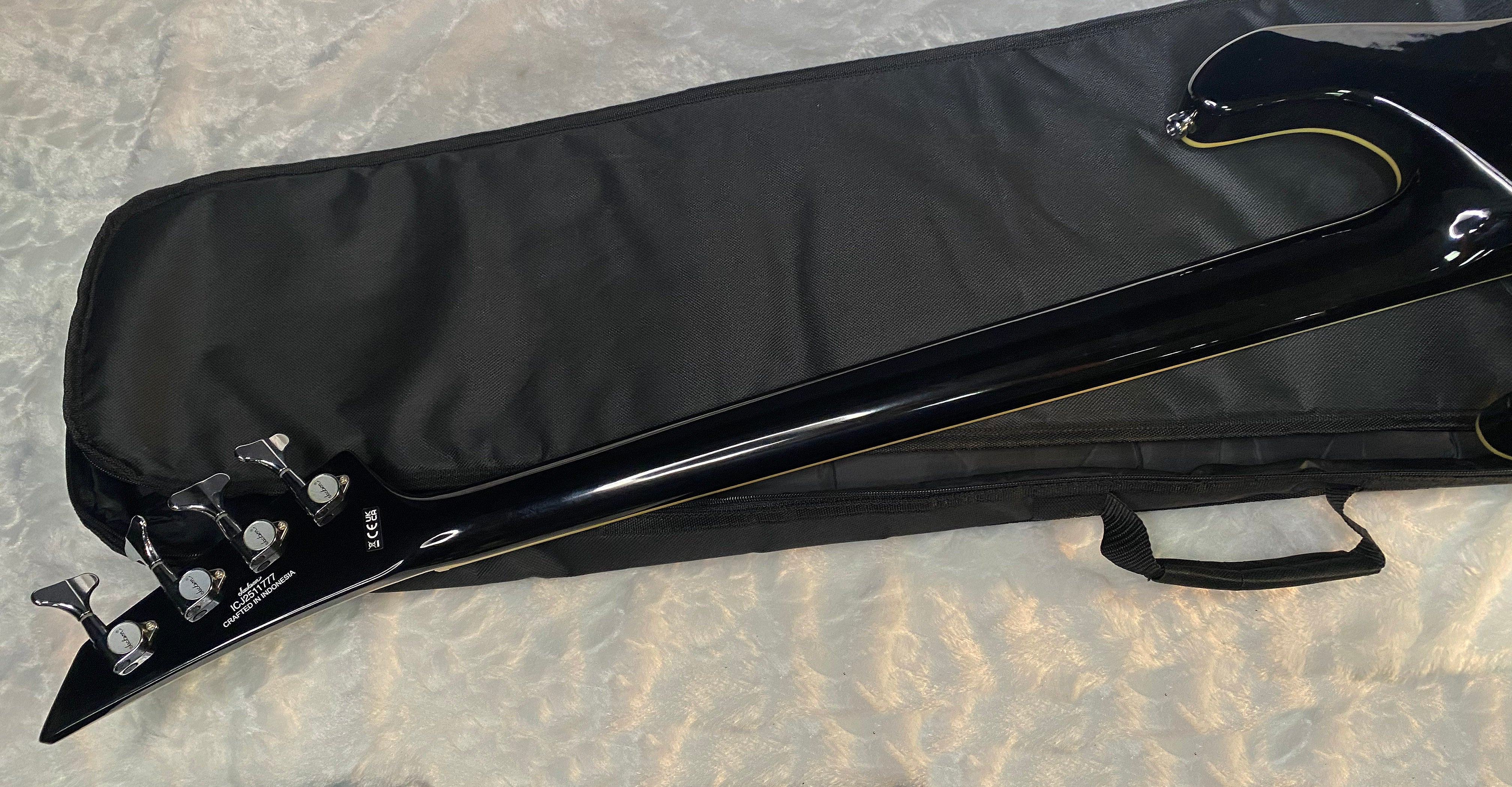 NEW! Jackson Pro Plus Limited Edition Pure Metal Concert Bass CB1A - Gloss Black - Gig Bag - Authorized Dealer - G06542