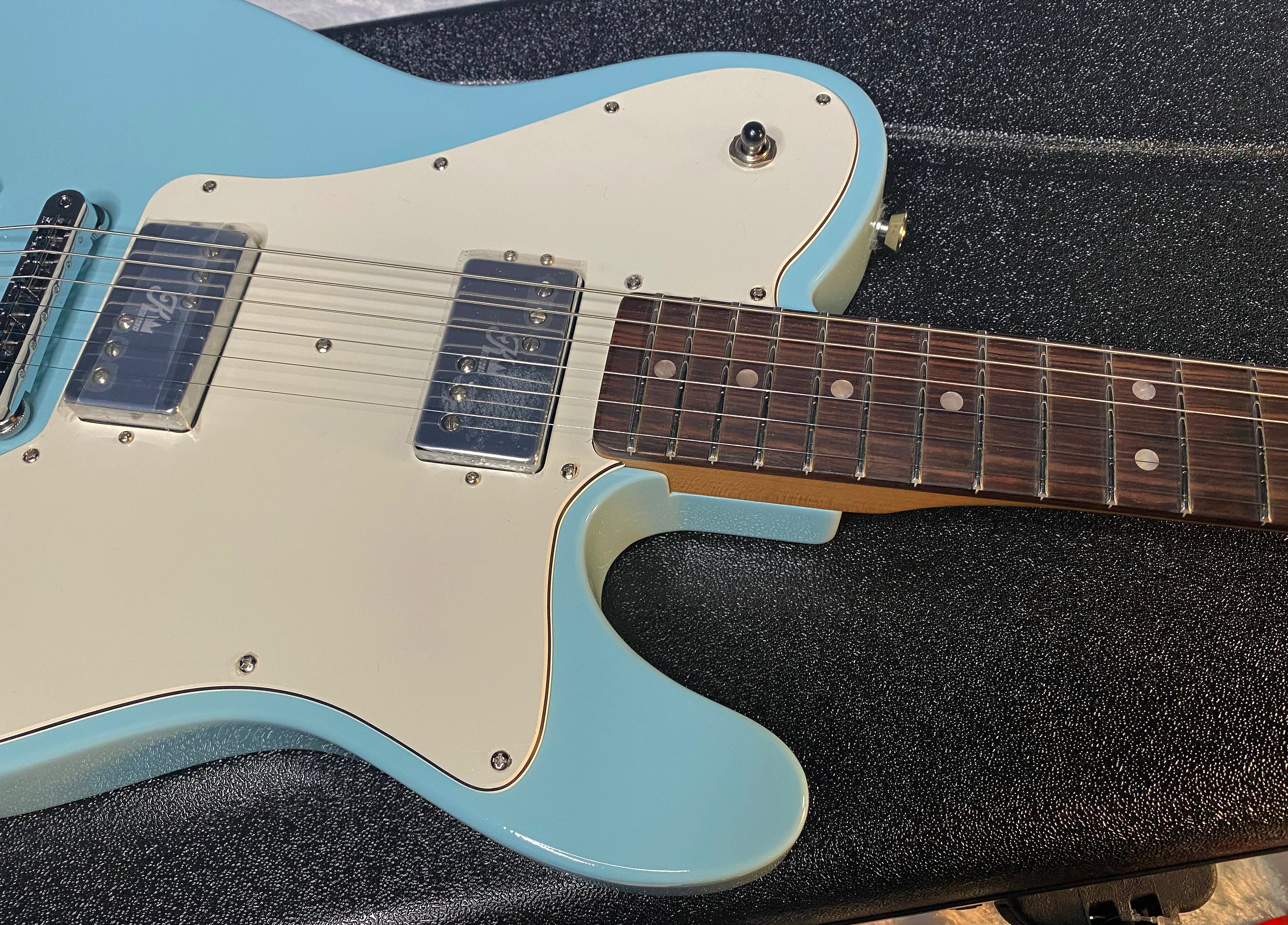 NEW! Fender Kingfish Delta Day Telecaster Deluxe - Daphne Blue - Hardshell Case - Authorized Dealer - 8.4 lbs - G06516