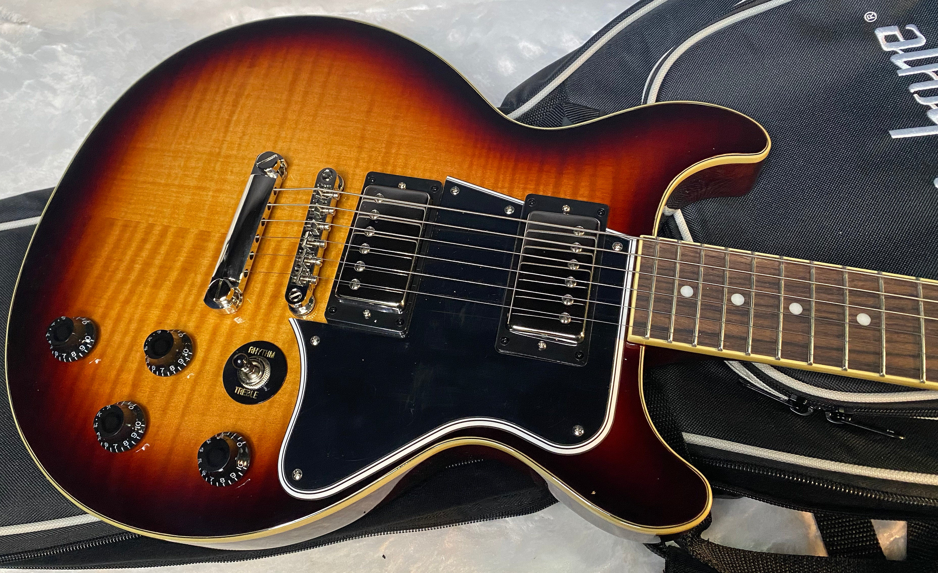 NEW! Epiphone Les Paul Special Double Cut Figured - Bourbon Burst - 7.4lbs - Authorized Dealer - G06477