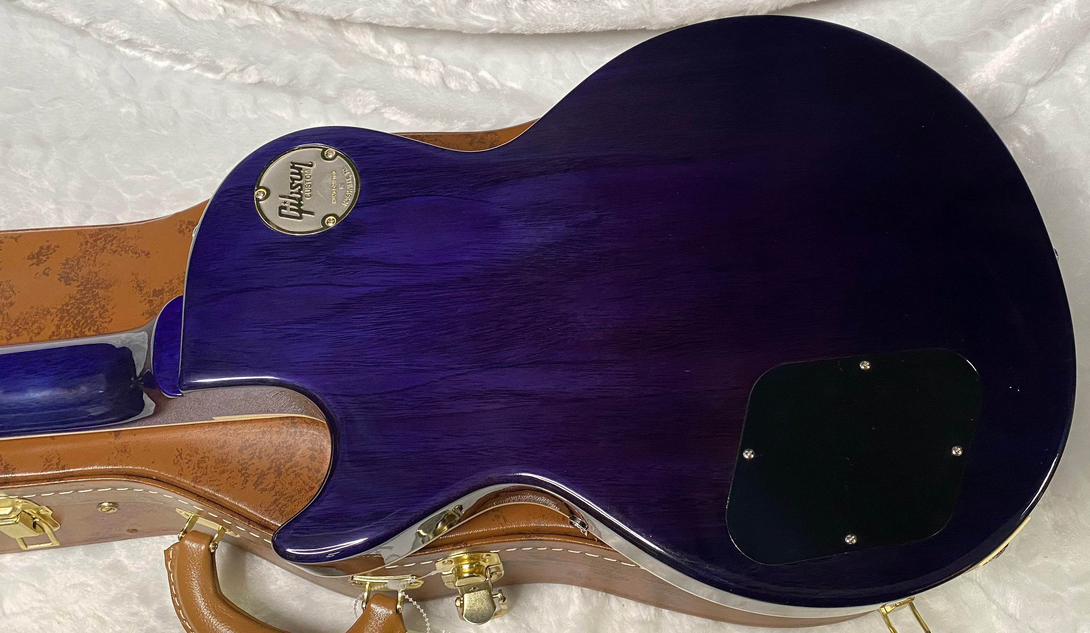 NEW ! Gibson Custom Shop 1959 Les Paul - Blue Gloss Finish - Hand Picked AAAA Quilt Maple Top - F-Holes - One Off! Super RARE! Authorized Dealer - Only 7.2lbs - G07178