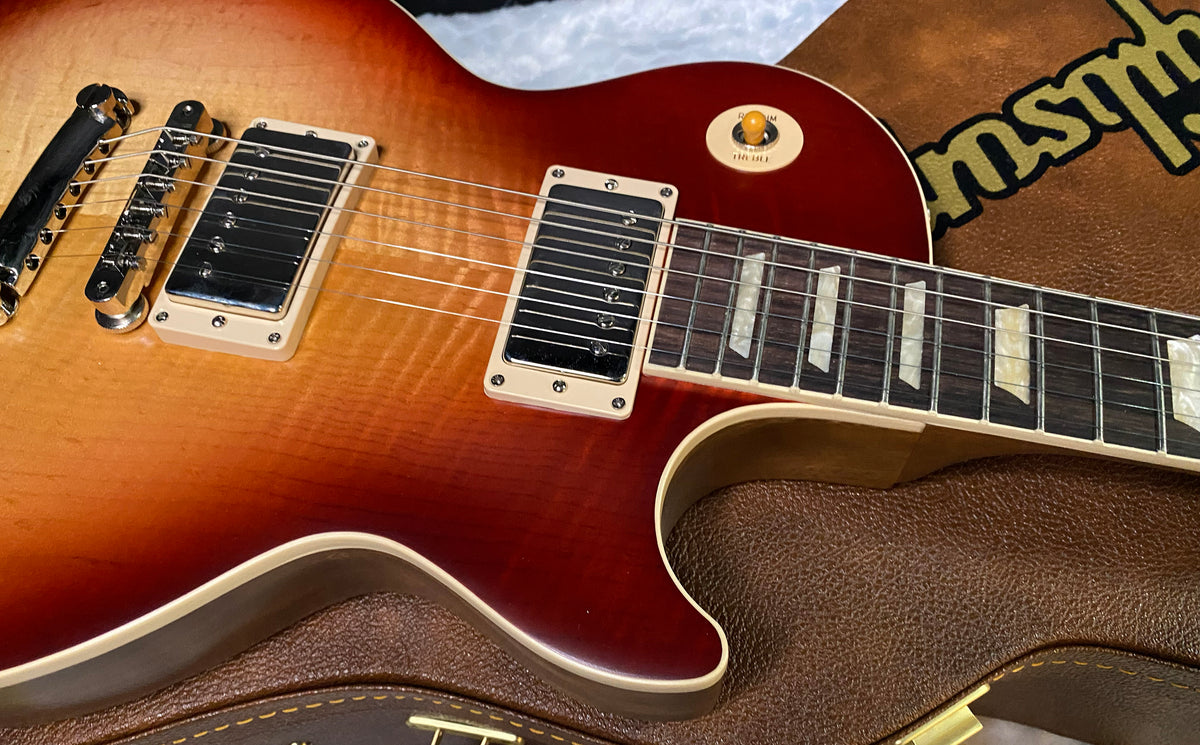 NEW ! 2024 Gibson Les Paul Standard '60s Faded - Vintage Bourbon Burst - Authorized Dealer - 7.4 lbs - G07886