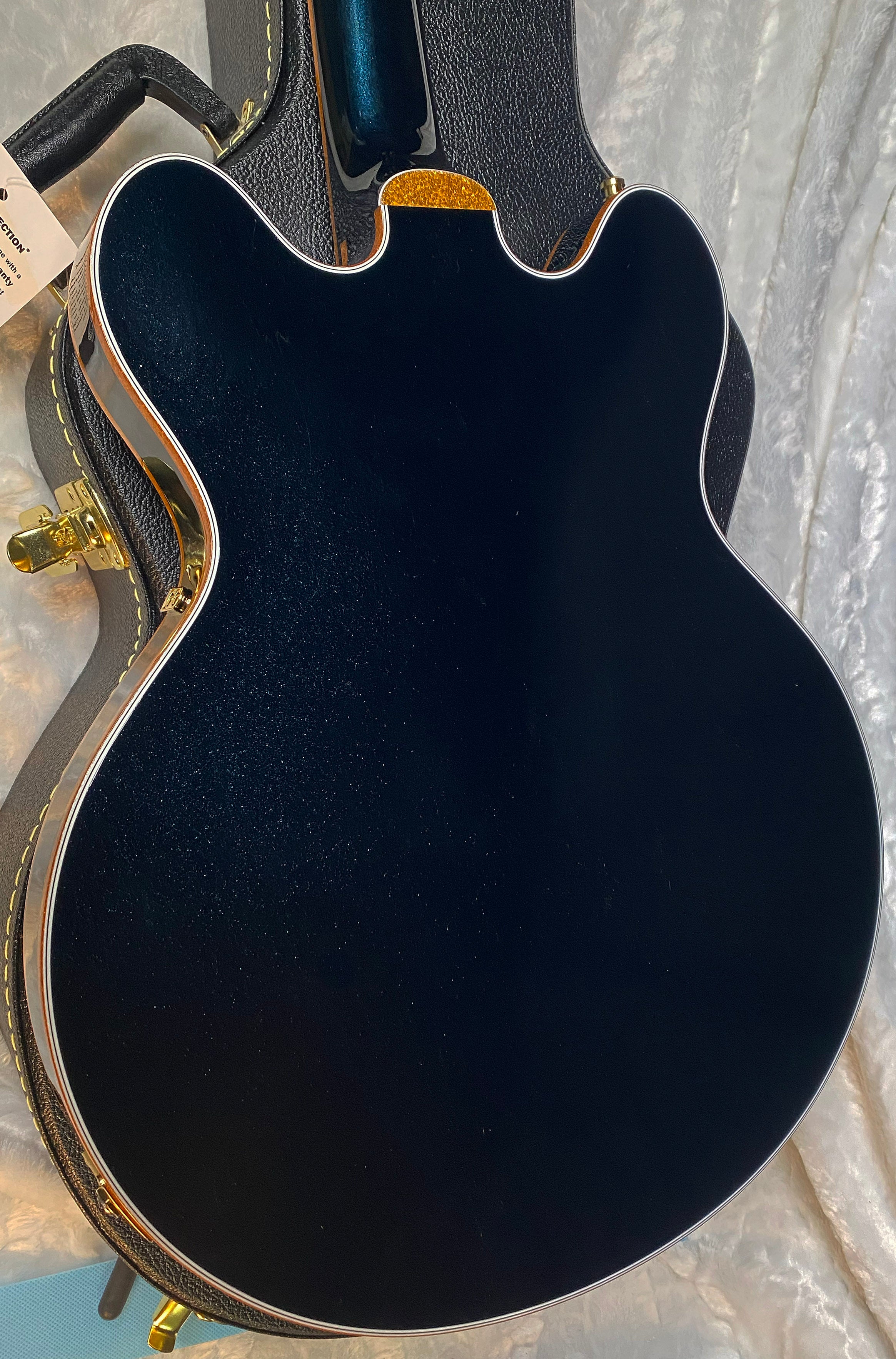 NEW! Gretsch Falcon Center Block LTD String-Thru Bigsby Gold Hardware - Ebony Board - Midnight Sapphire - Hardshell Case - Japan - Authorized Dealer - G06545