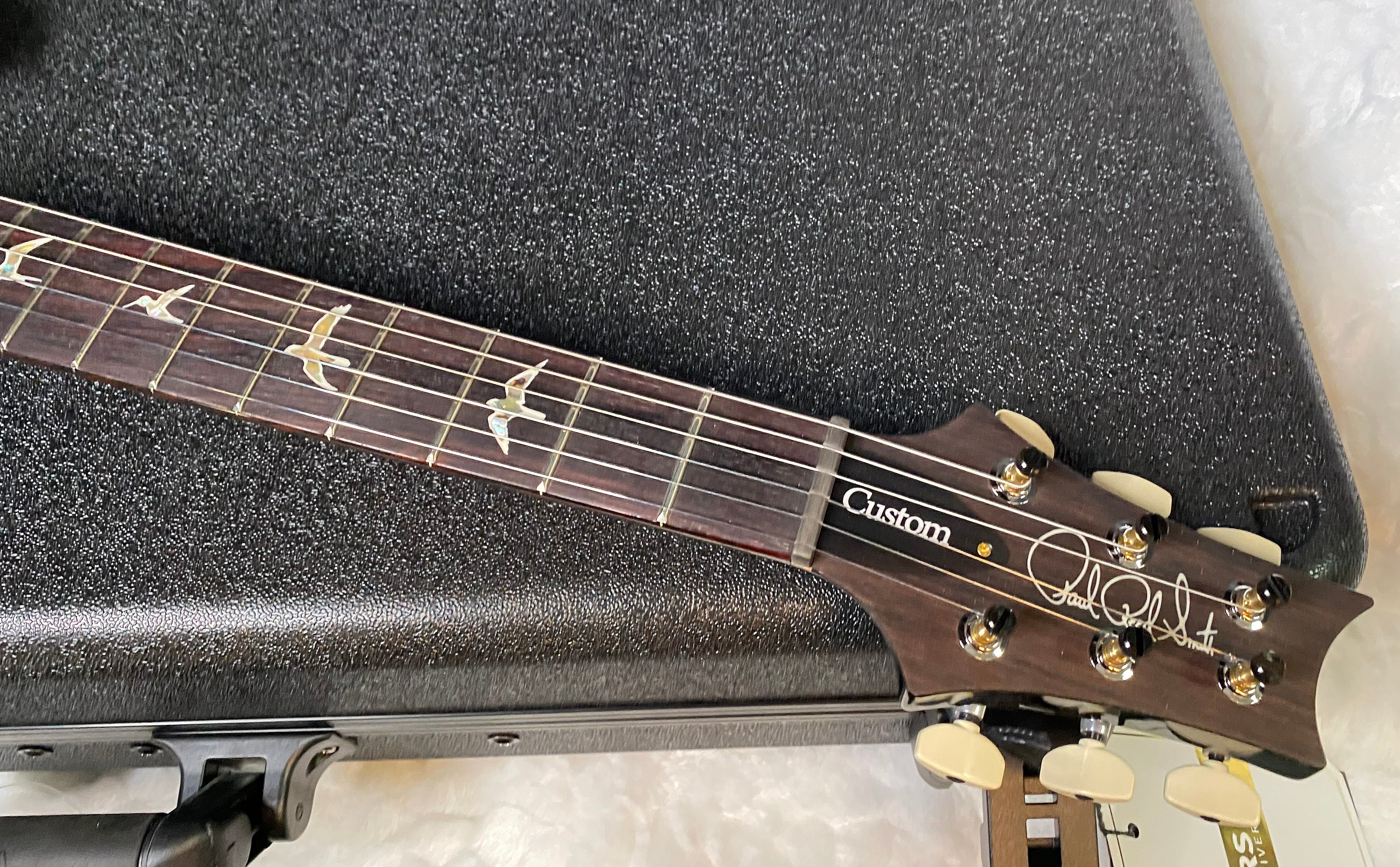 NEW! PRS Custom 24 - Paul Reed Smith - 10-Top ! Incredible Flame Top - Purple Iris Finish - Authorized Dealer - 7.4 lbs - G05093