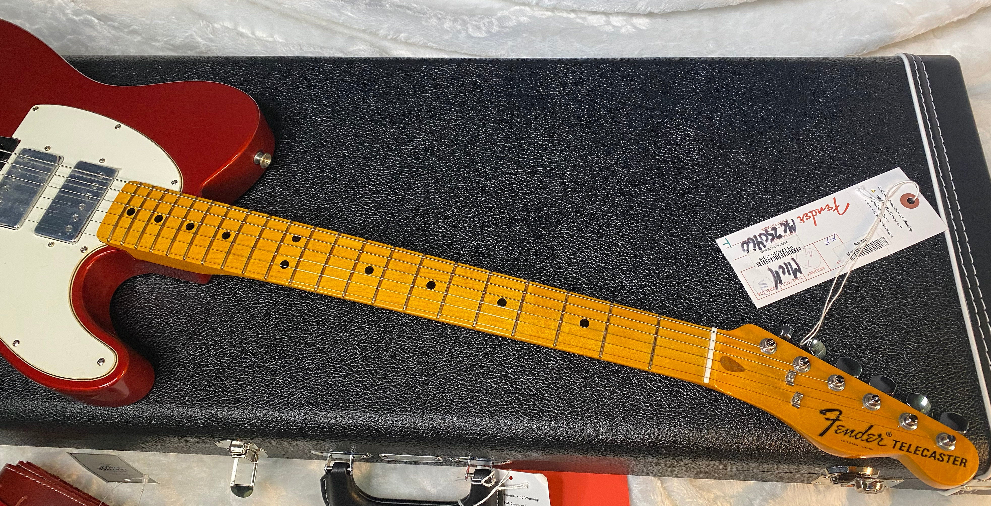 NEW! Fender Stories Collection Mike Campbell Red Dog Telecaster - Red Dog Red - Authorized Dealer - G06529