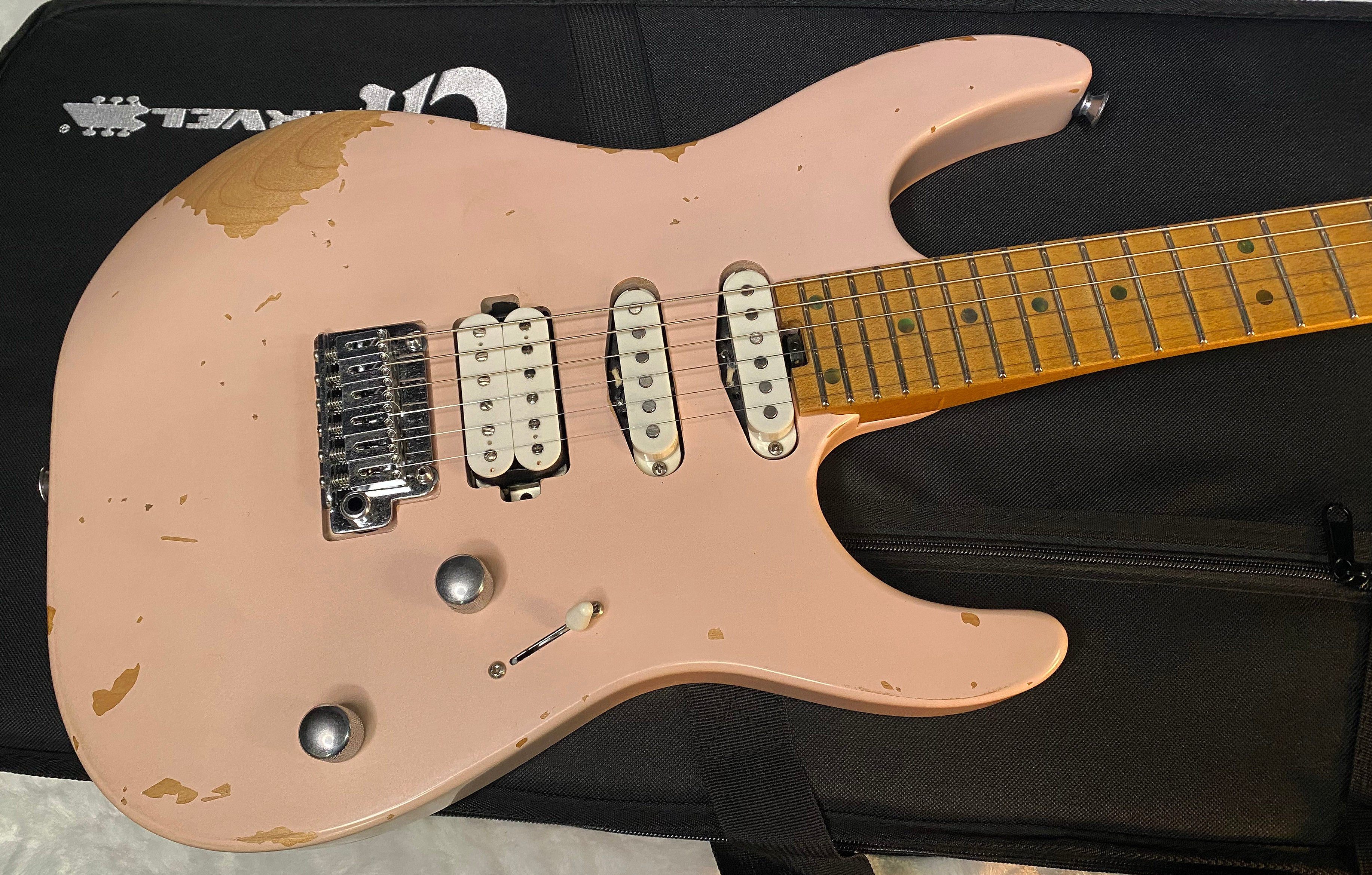 NEW! Charvel Pro-Mod Signature Rick Graham DK24 2PT CM Worn Shell Pink - Foam Core Case - 7.1lbs - Authorized Dealer - G06533