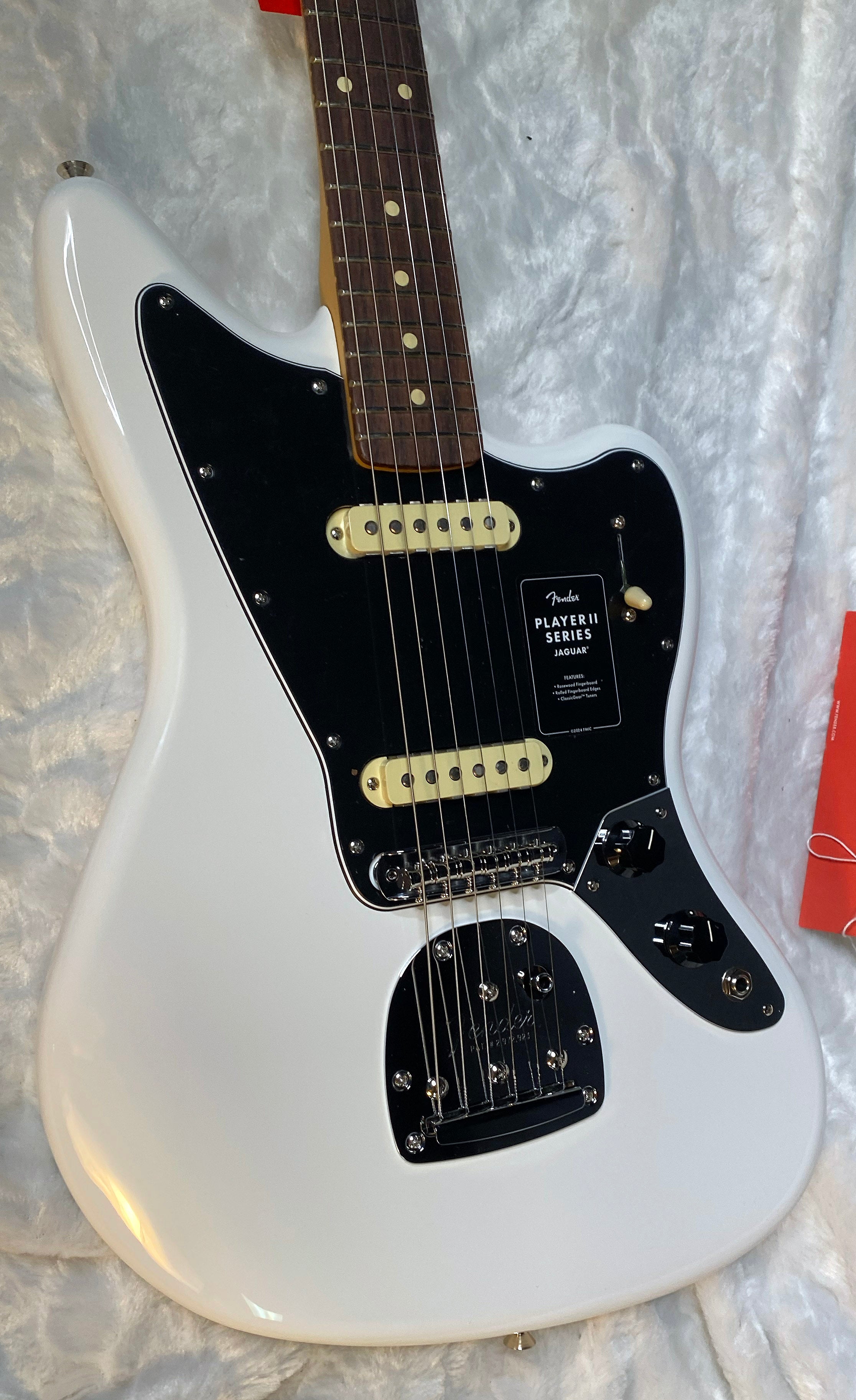 NEW! Fender Player II Jaguar Rosewood Fretboard - Polar White - 7.8lbs - Authorized Dealer - G06550