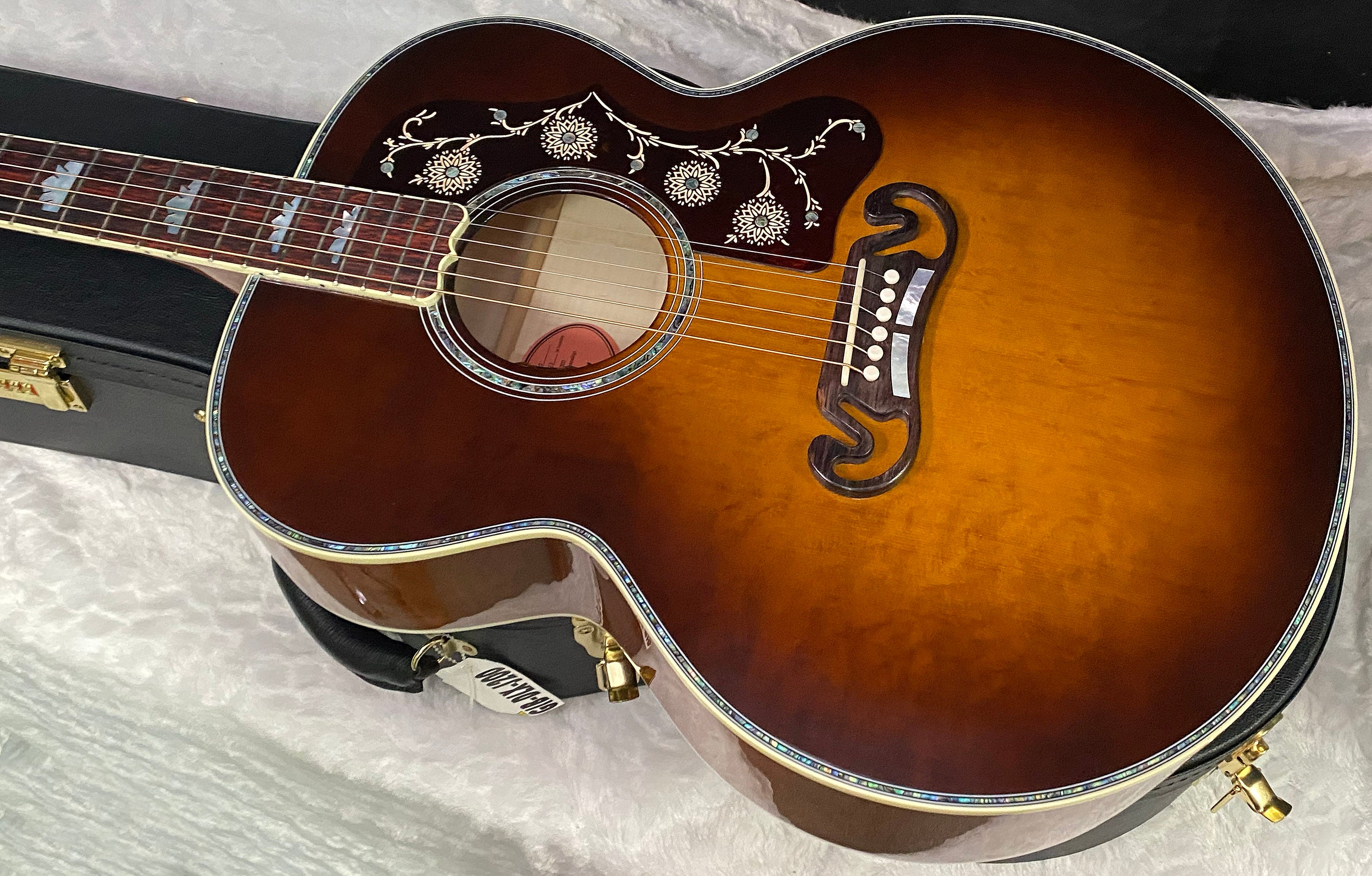 NEW ! Gibson Acoustic SJ-200 Custom Shop Anniversary Limited Edition Acoustic-electric Guitar - Cremona Burst - 4.85lbs - Authorized Dealer - G07193