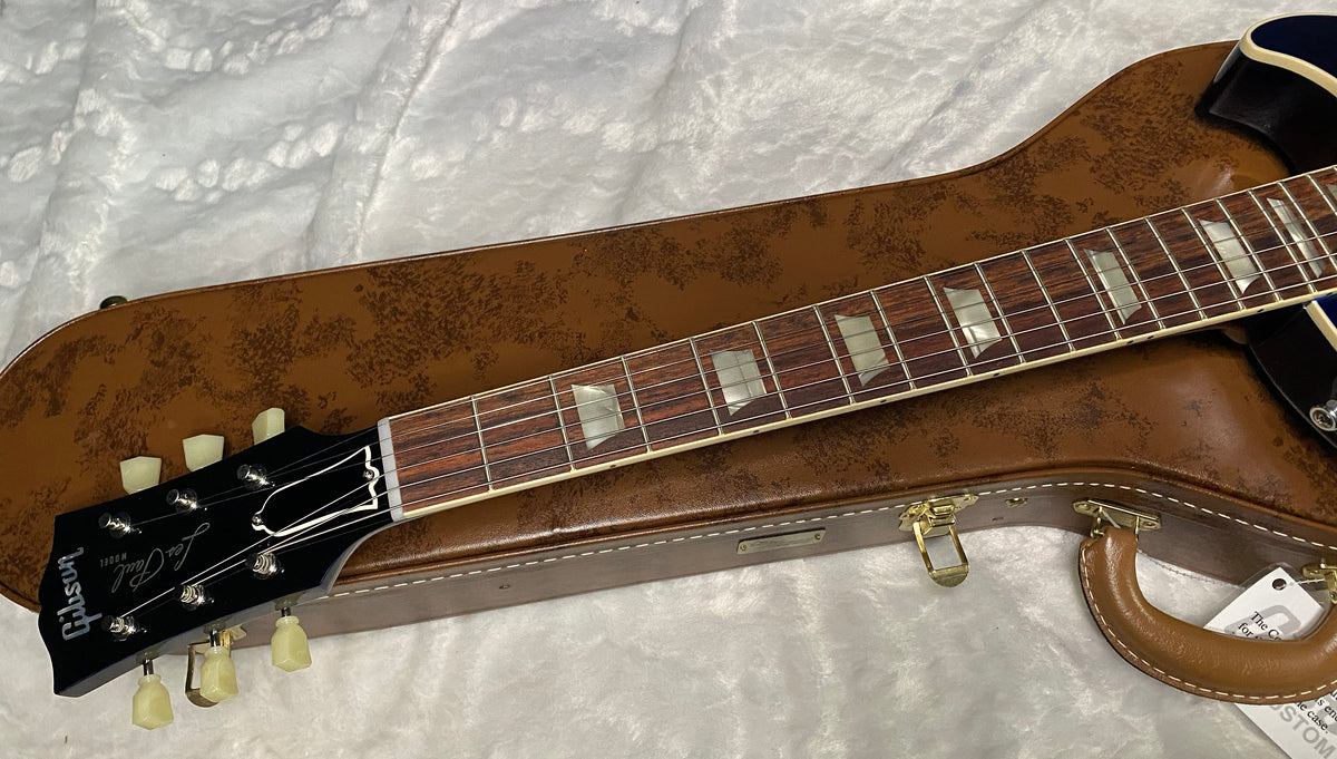 NEW! Gibson Custom 1959 Les Paul Standard Reissue - Deep MS Blue Gloss - One-Off - Beautiful Curly Flame Top - Chambered 7.55 lbs - Authorized Dealer -G07960