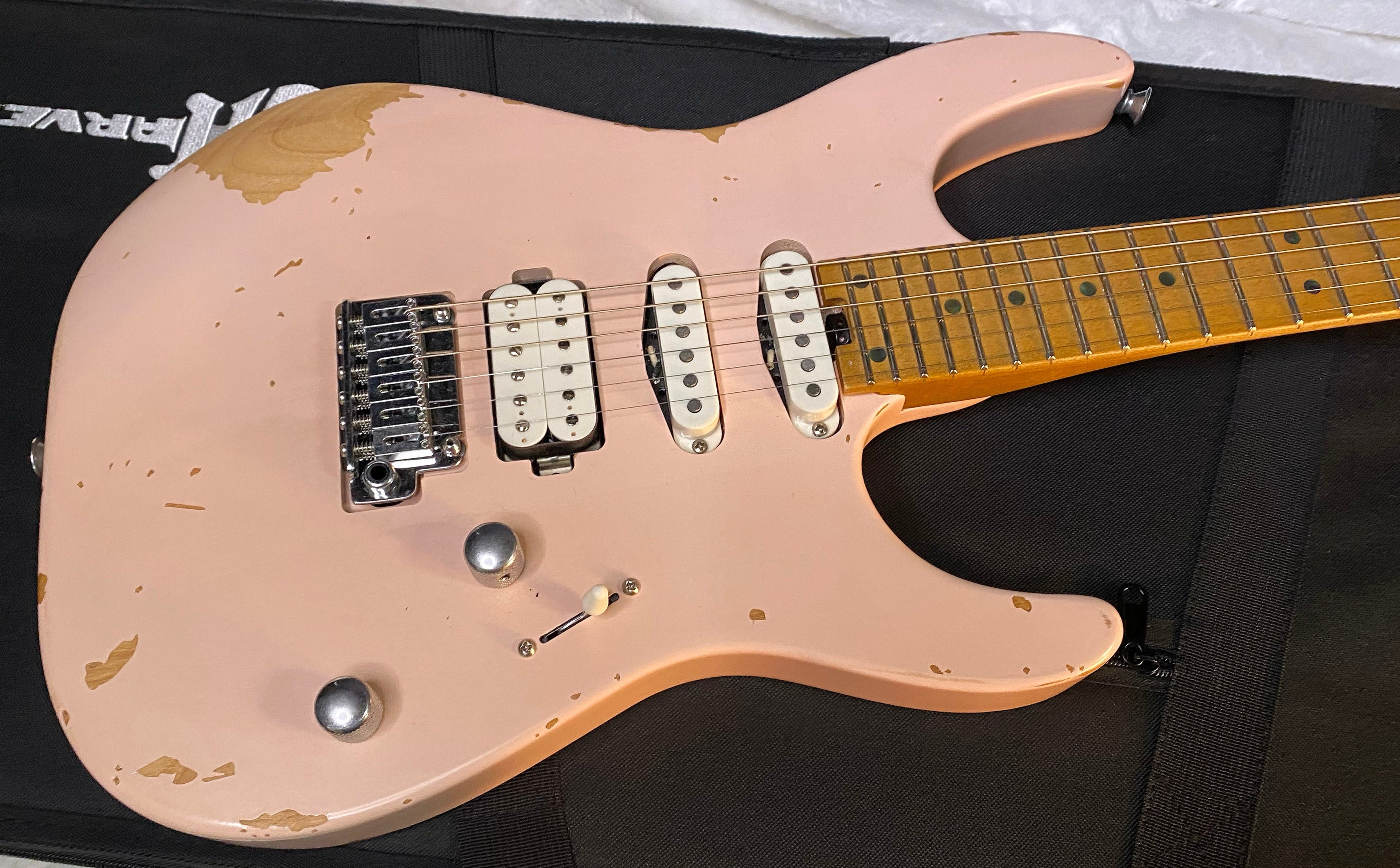 NEW! Charvel Pro-Mod Signature Rick Graham DK24 2PT CM Worn Shell Pink - Foam Core Case - 7.2lbs - Authorized Dealer - G06532