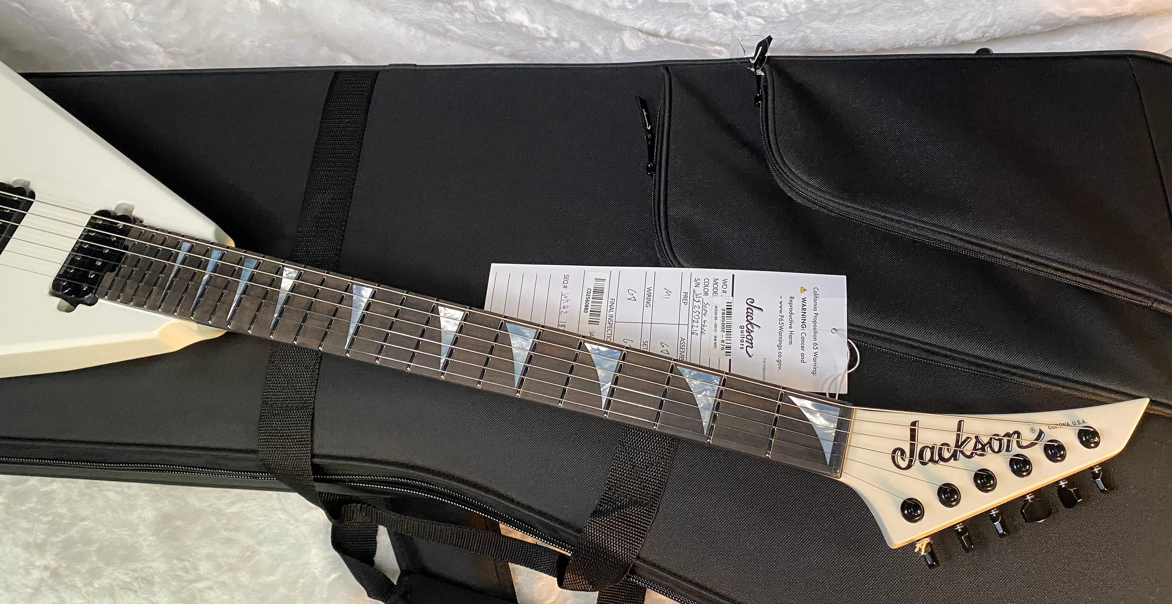 NEW! Jackson American Series Rhoads RR24 HT - Hard Tail - Ebony Fingerboard - Snow White - Authorized Dealer - G06539