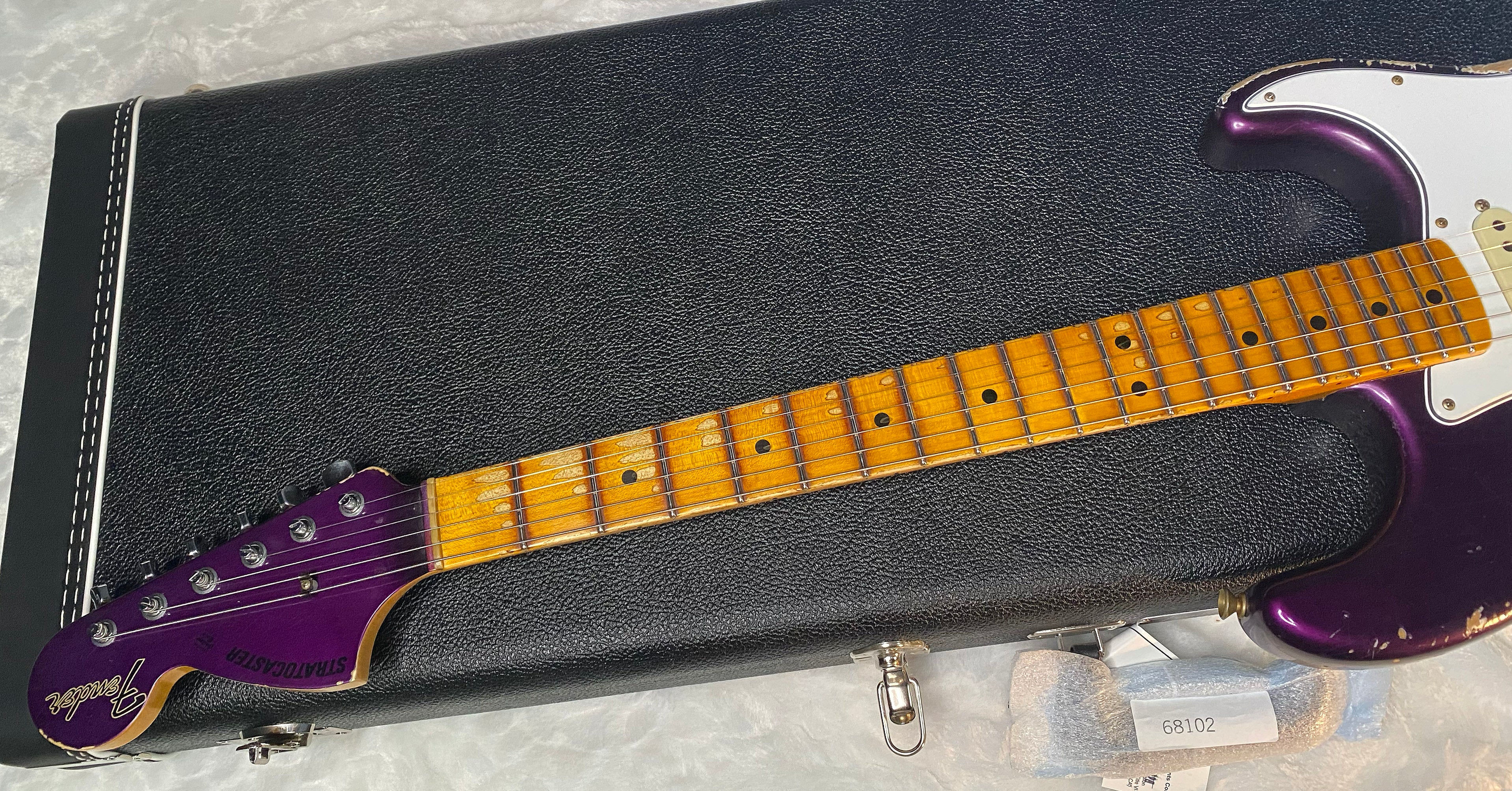 NEW! Fender Custom Shop Special Run '69 Stratocaster Heavy Relic - Handwound P/U's - Aged Plum - Reverse Headstock - 7.8lbs - Authorized Dealer - One OFF! SUPRE RARE! G06592
