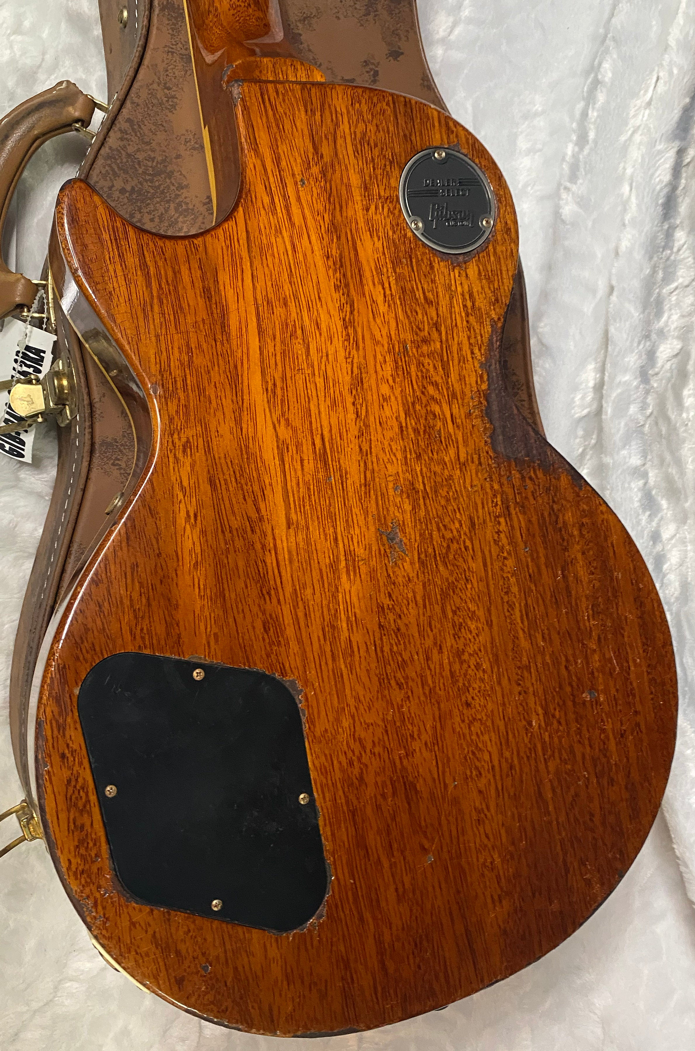 NEW! Gibson Custom 1959 Les Paul Standard Mismatched Top Electric Guitar - Gold Poppy Burst, Heavy Aged - Only 8.1lbs - G07185