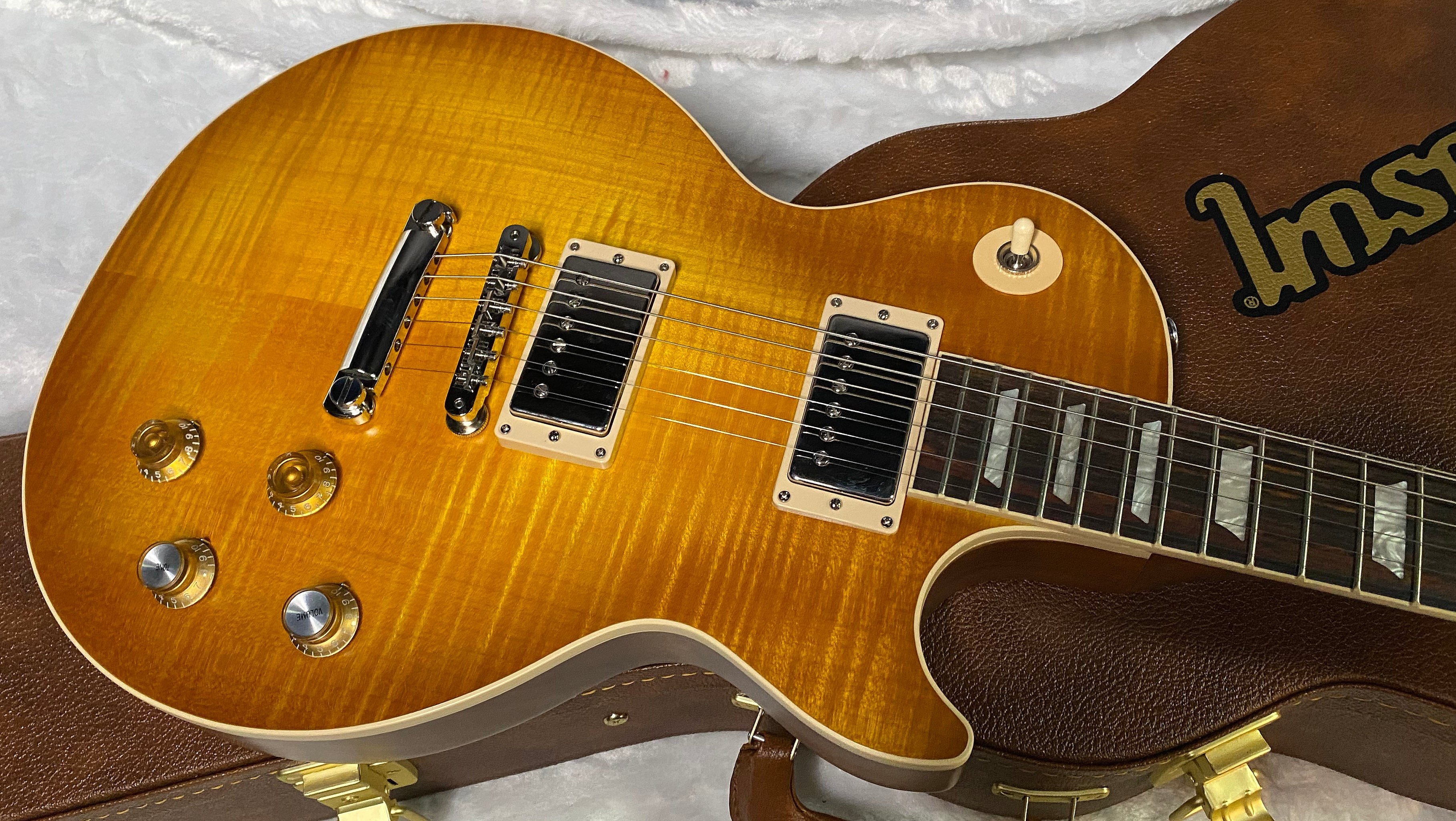 NEW ! Gibson Kirk Hammett "Greeny” Les Paul Standard Greeny Burst -9.5lbs - Authorized Dealer - G07177