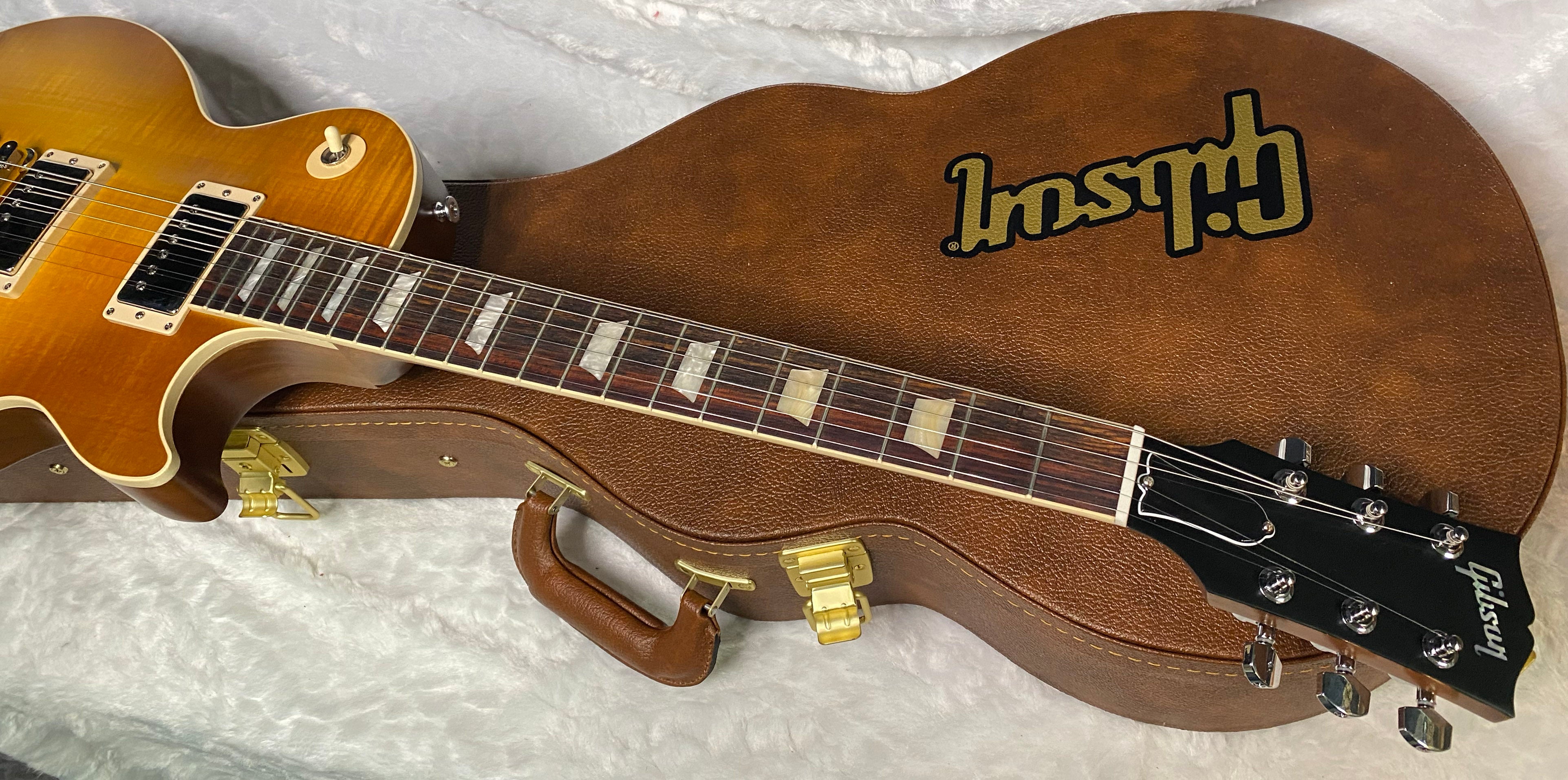 NEW ! Gibson Kirk Hammett "Greeny” Les Paul Standard Greeny Burst -9.5lbs - Authorized Dealer - G07177