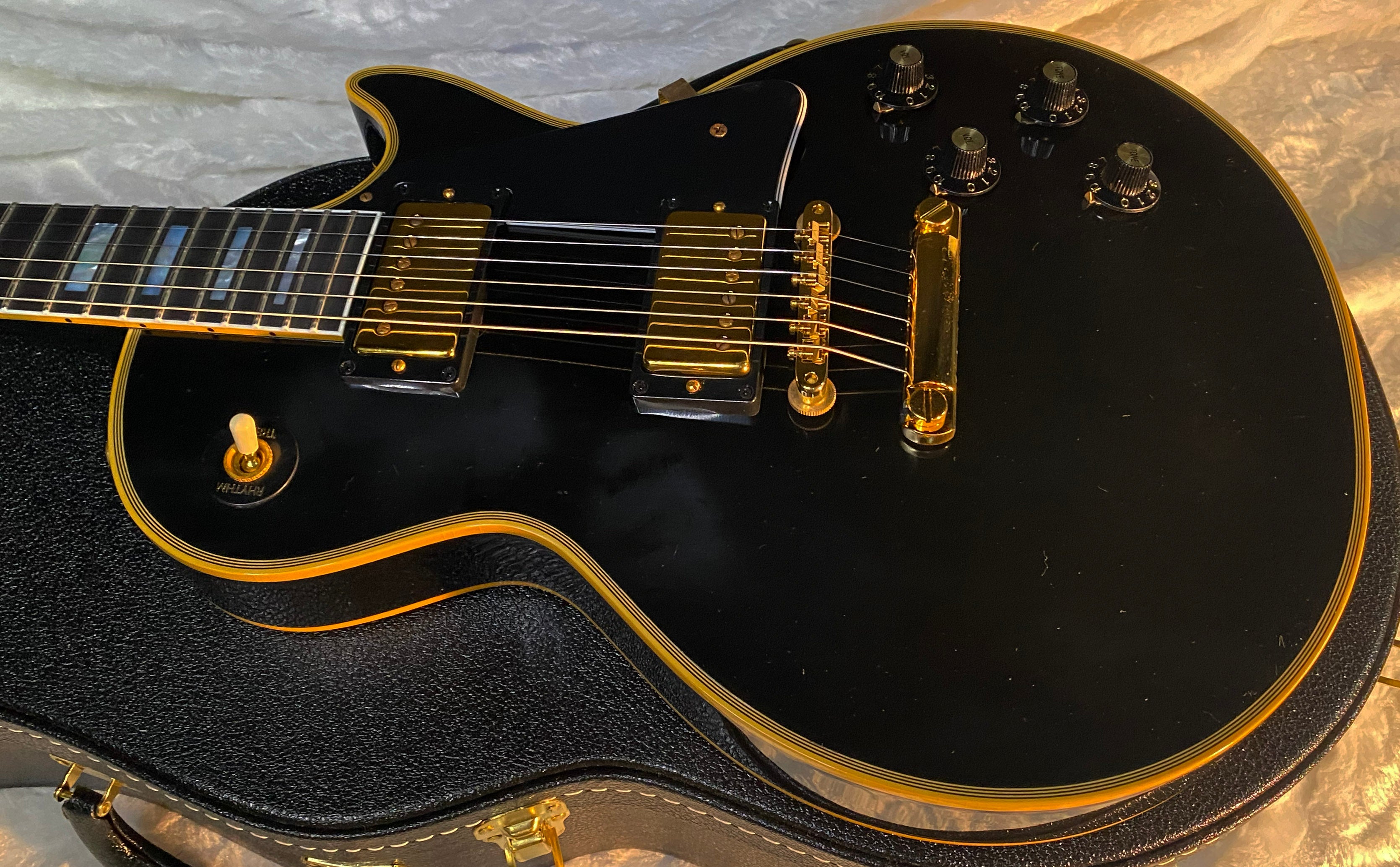 NEW! Gibson Custom Shop Murphy Lab '68 Les Paul Custom Reissue Ultra Light Aged Ebony Authorized Dealer - 9.2 lbs - G06602