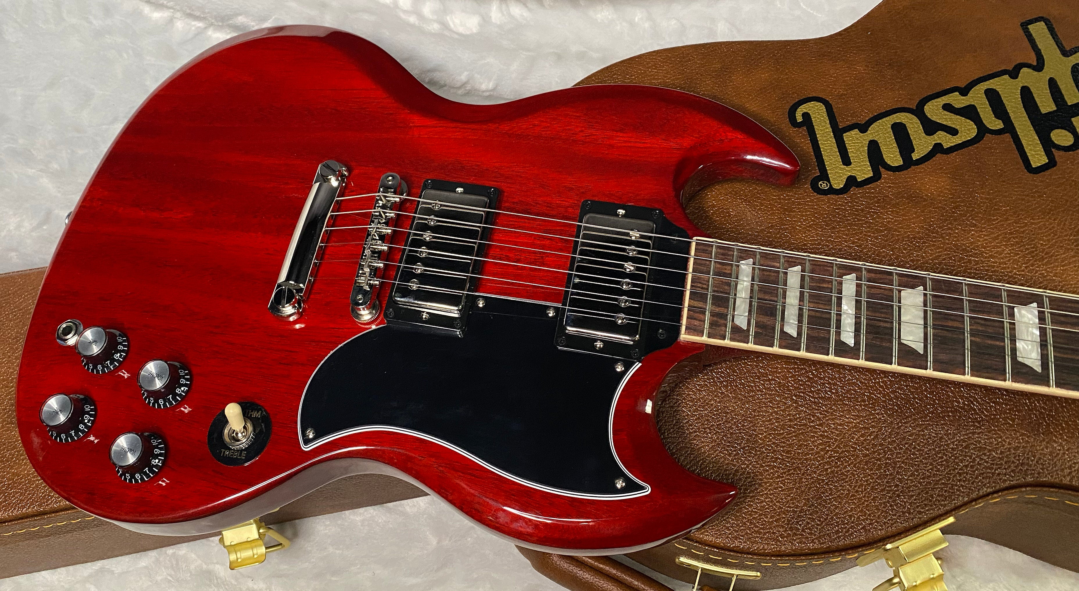 NEW ! Gibson SG Standard '61 Stop Bar - Vintage Cherry - Only 6.3 lbs - Authorized Dealer - G07186