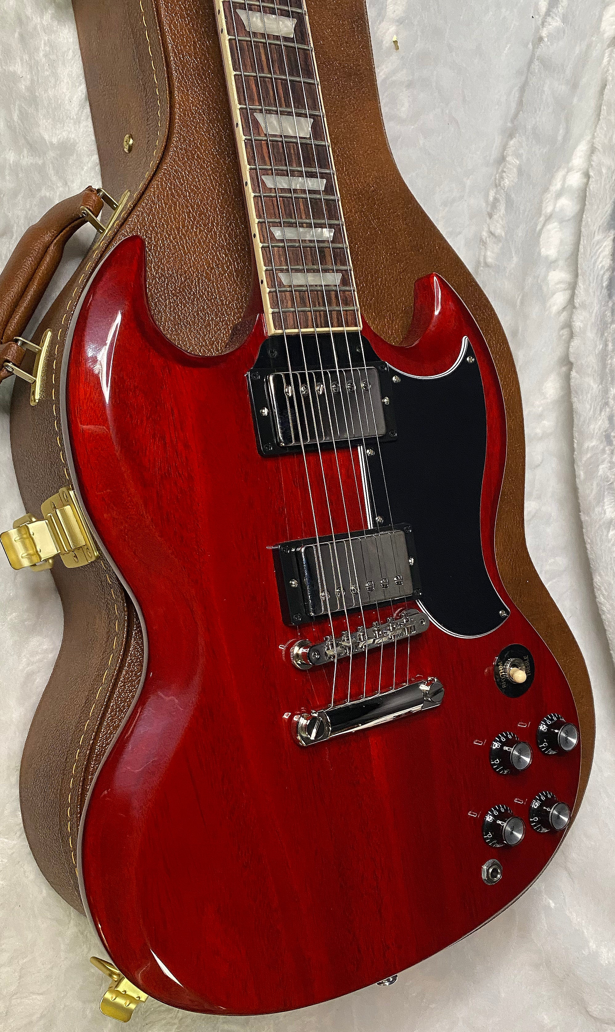 NEW ! Gibson SG Standard '61 Stop Bar - Vintage Cherry - Only 6.3 lbs - Authorized Dealer - G07186