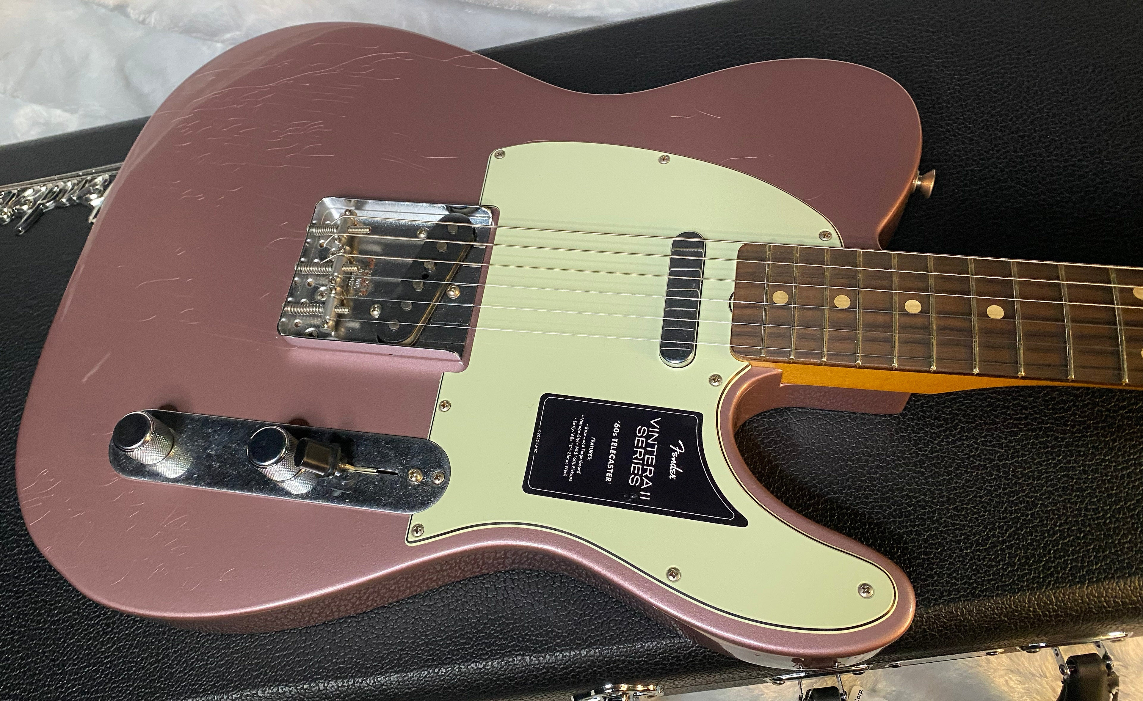 NEW Fender Limited Edition Vintera II Road Worn '60s Telecaster - Burgundy Mist Metallic - 7.5lbs - Authorized Dealer - G05771