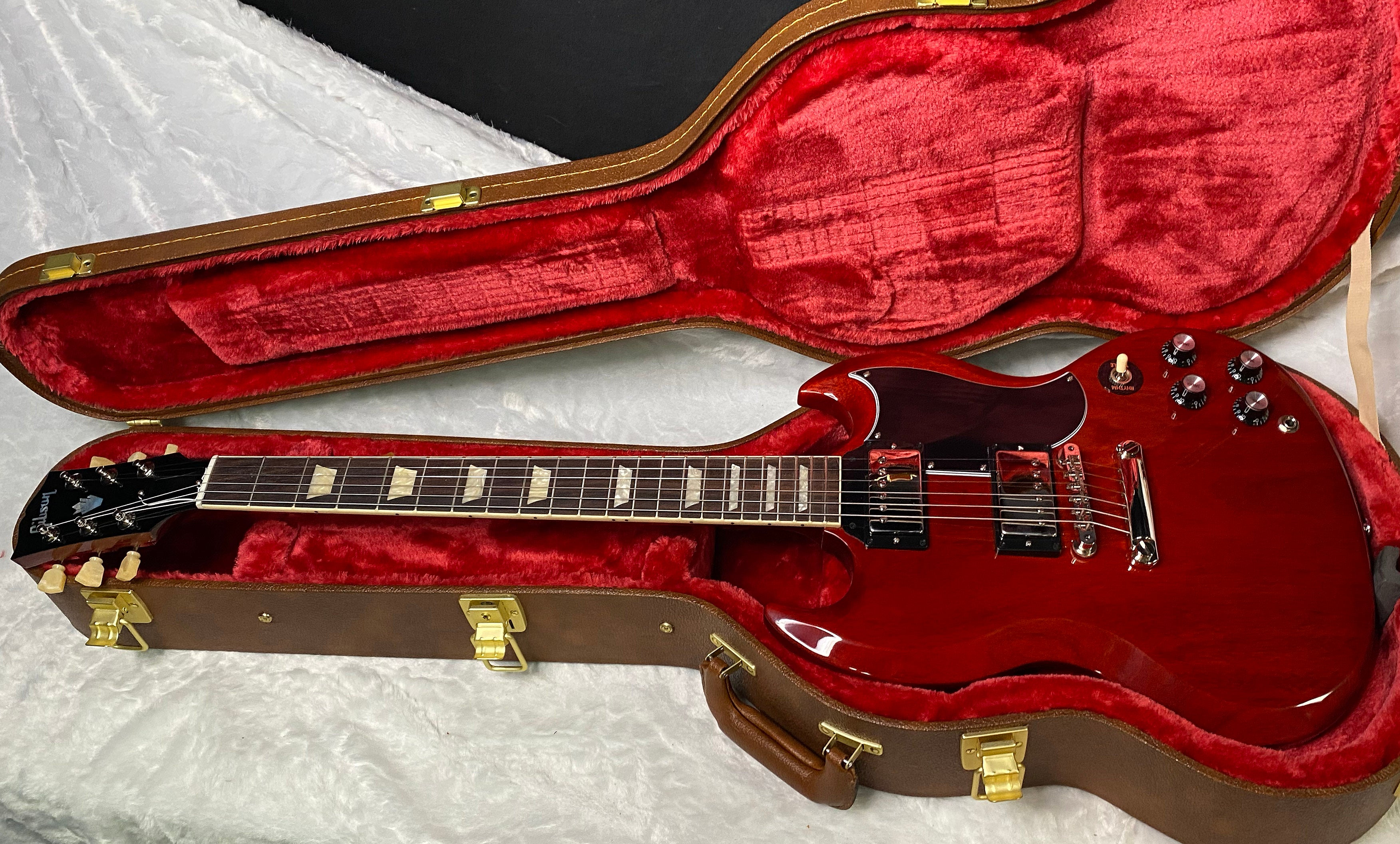 NEW ! Gibson SG Standard '61 Stop Bar - Vintage Cherry - Only 6.4 lbs - Authorized Dealer - G07180