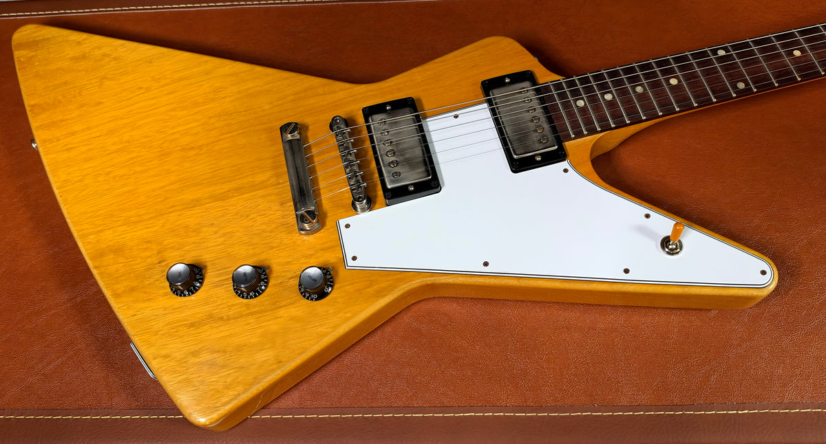 NEW! Gibson Custom 1958 Korina Explorer Reissue Electric Guitar - VOS - Only 8.1 lbs - Authorized Dealer - G07978