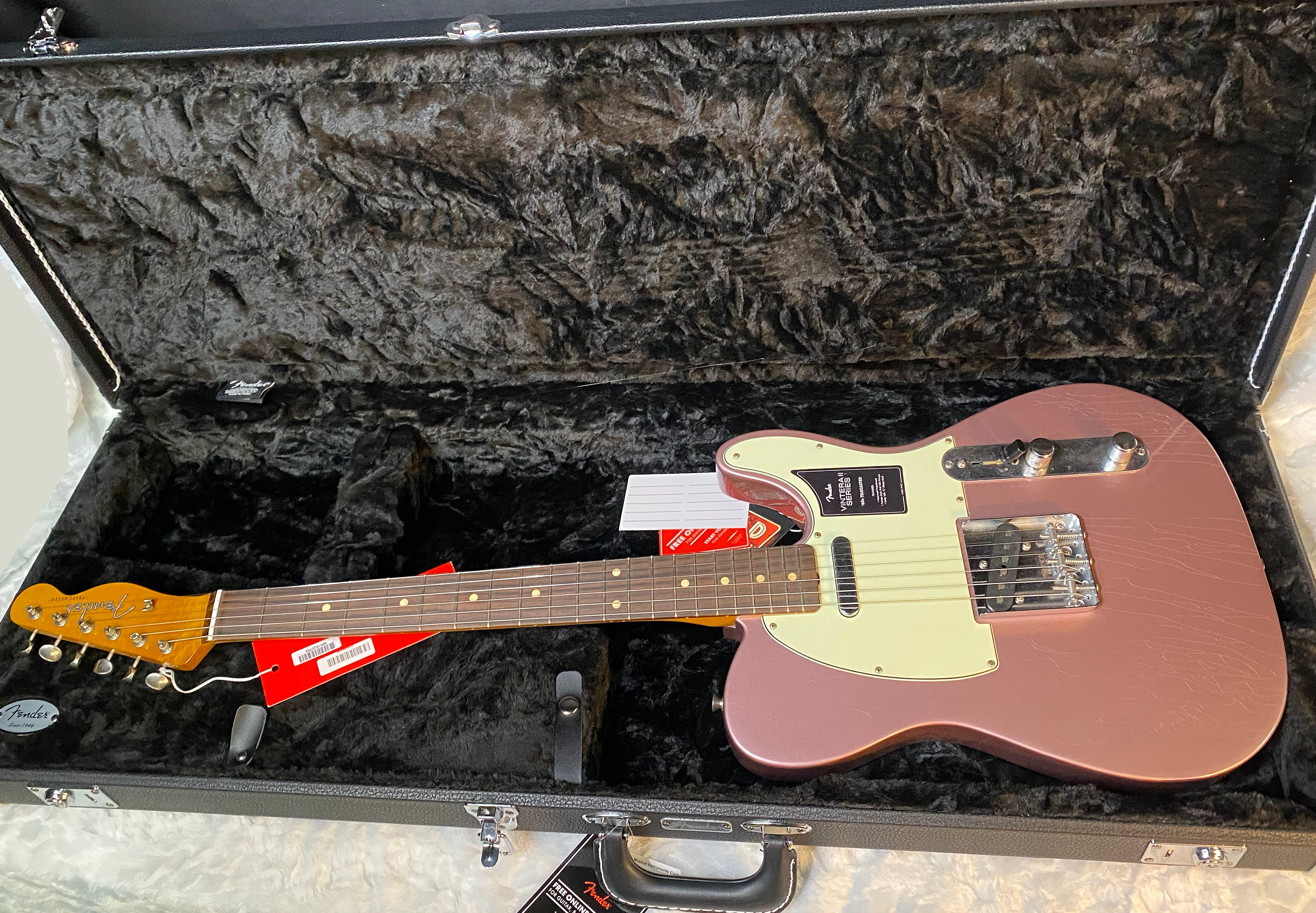 NEW Fender Limited Edition Vintera II Road Worn '60s Telecaster - Burgundy Mist Metallic - 7.5lbs - Authorized Dealer - G05771