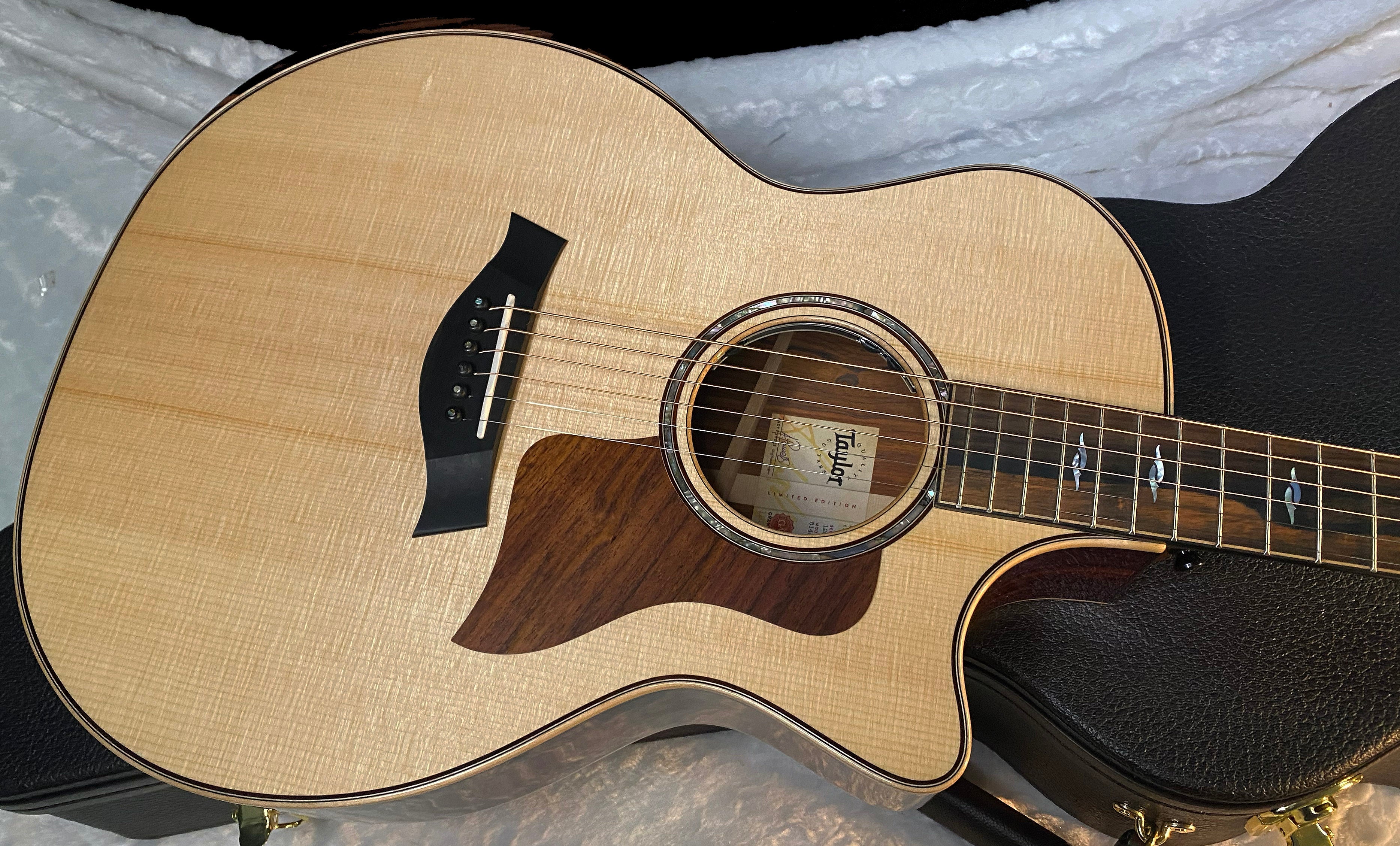 NEW! Taylor 814ce LTD Cocobolo Acoustic-Electric Guitar - Natural Top - Shaded Edgeburst Back & Sides - Authorized Dealer - SAVE! G06611