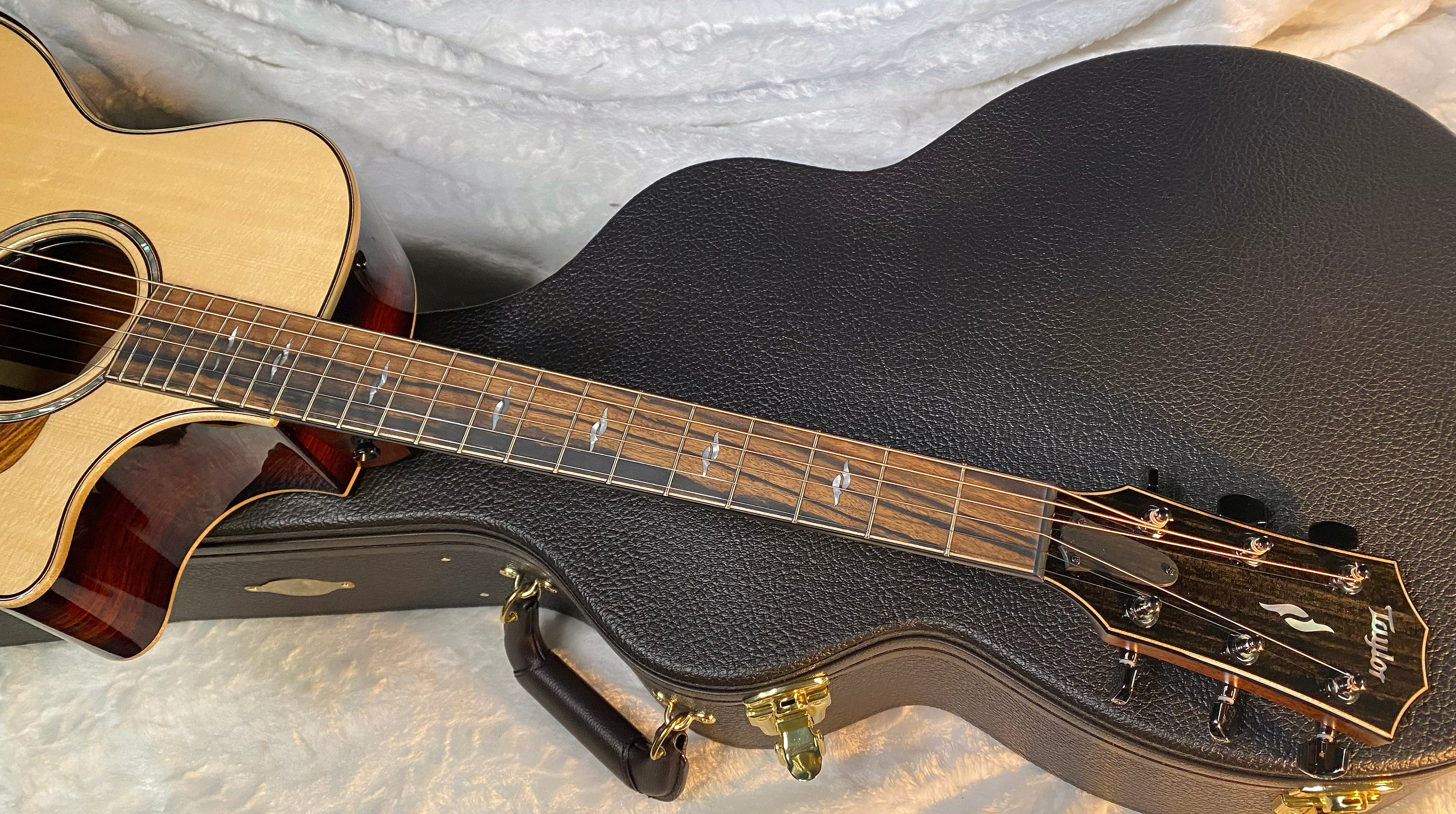 NEW! Taylor 814ce LTD Cocobolo Acoustic-Electric Guitar - Natural Top - Shaded Edgeburst Back & Sides - Authorized Dealer - SAVE! G06612