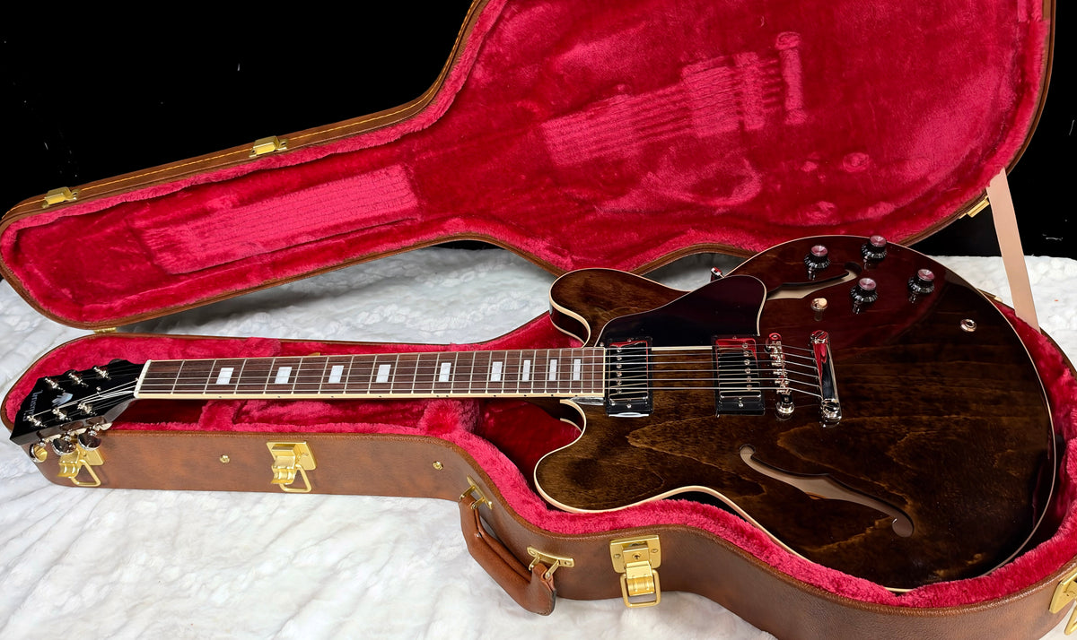 NEW ! Gibson ES-335 60s Semi-hollowbody Electric Guitar - Dark Walnut - Authorized Dealer - 7.8 lbs - G07996