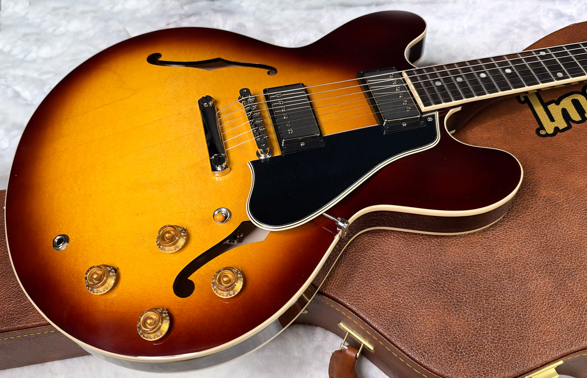 NEW ! Gibson ES-335 50s Semi-Hollowbody Electric Guitar - Vintage Tobacco Burst - Authorized Dealer - 8.6 lbs - G07911