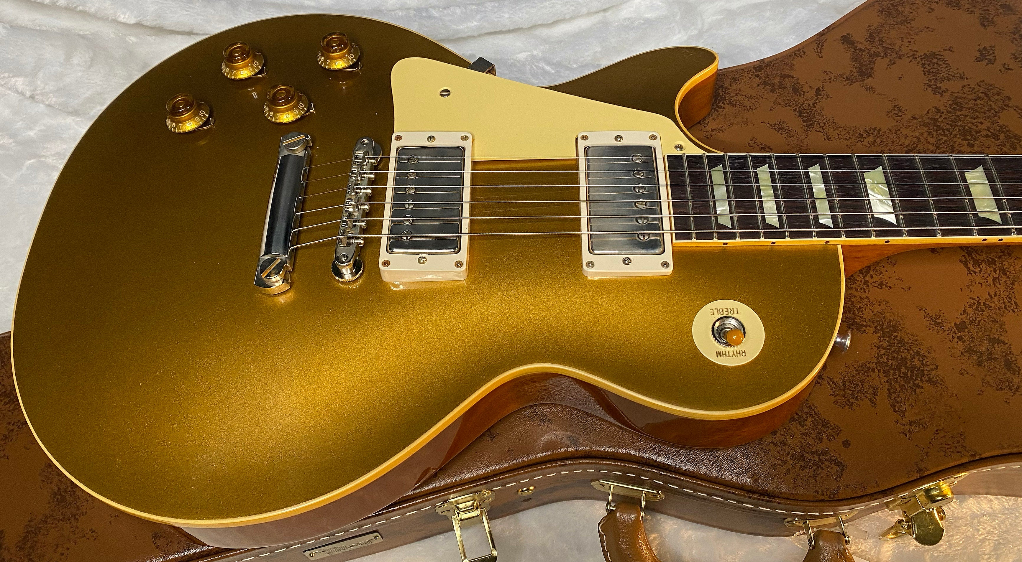 NEW Gibson Custom Shop '57 Les Paul Goldtop Reissue - Double Gold VOS - Left Handed - Authorized Dealer - Only 8.6 lbs G06605