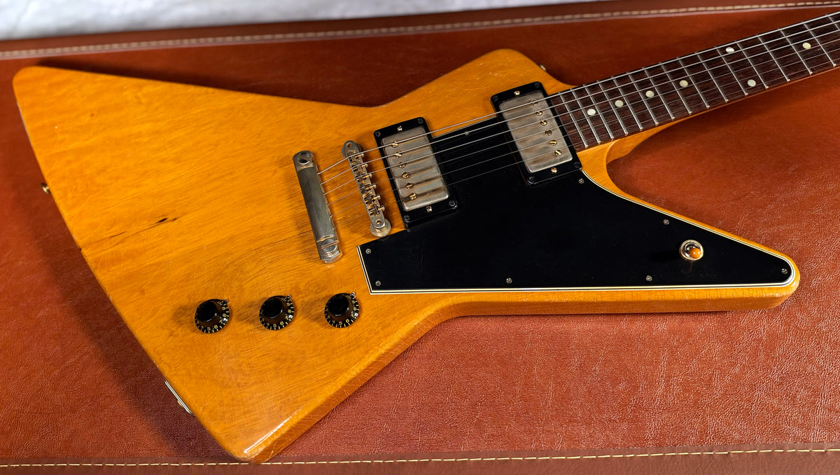 NEW! Gibson Custom 1958 Korina Explorer Reissue - Murphy Lab Heavy Aged - Stinger Headstock - Only 7.35 lbs - Authorized Dealer - G07979