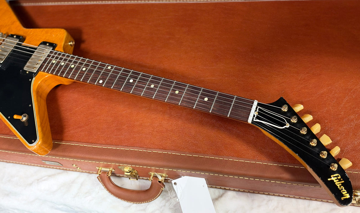 NEW! Gibson Custom 1958 Korina Explorer Reissue - Murphy Lab Heavy Aged - Stinger Headstock - Only 7.35 lbs - Authorized Dealer - G07979