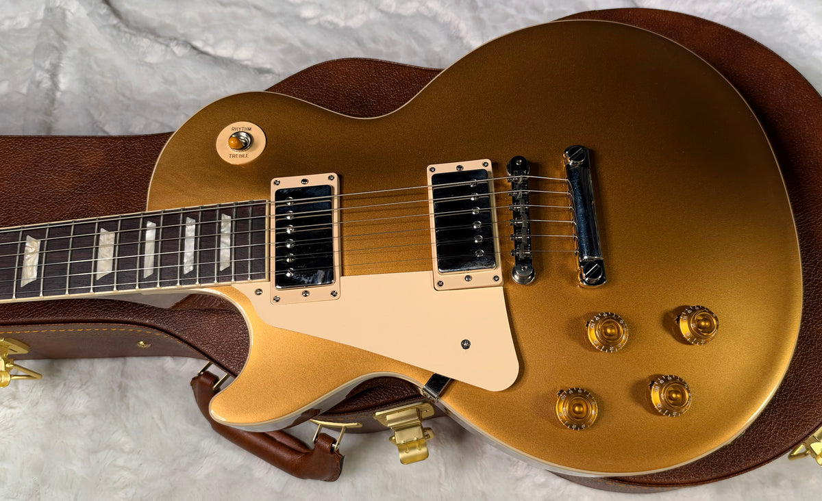 NEW ! Gibson Les Paul 50's Standard Gold Top - Left Handed - Authorized Dealer - Only 9.7lbs - G08008