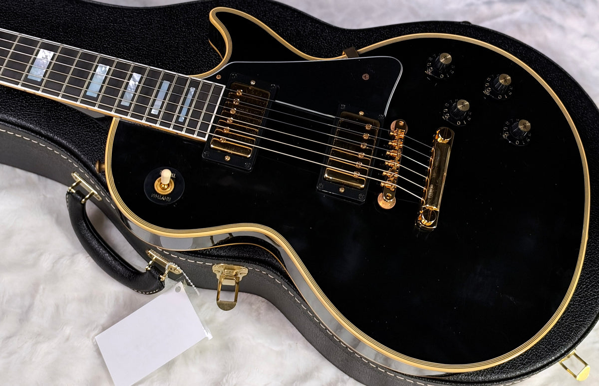 NEW! Gibson Custom Shop Murphy Lab '68 Les Paul Custom Reissue Ultra Light Aged Ebony Authorized Dealer - 9.3 lbs - G07925