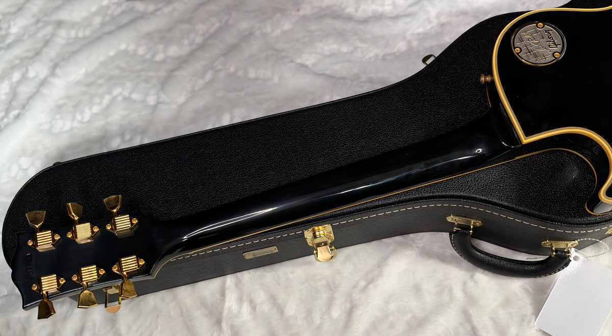 NEW! Gibson Custom Shop Murphy Lab '68 Les Paul Custom Reissue Ultra Light Aged Ebony Authorized Dealer - 9.3 lbs - G07925