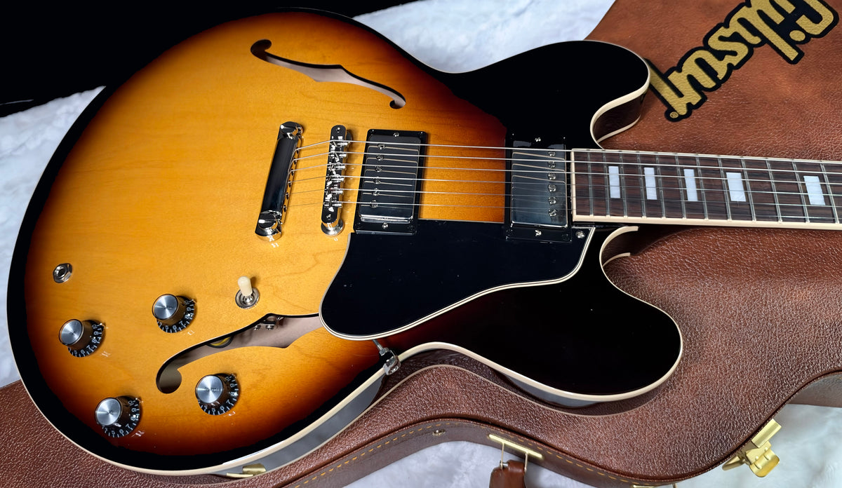 NEW ! Gibson ES-335 60s Semi-hollowbody Electric Guitar - Vintage Burst - Authorized Dealer - 8.6 lbs - G07994