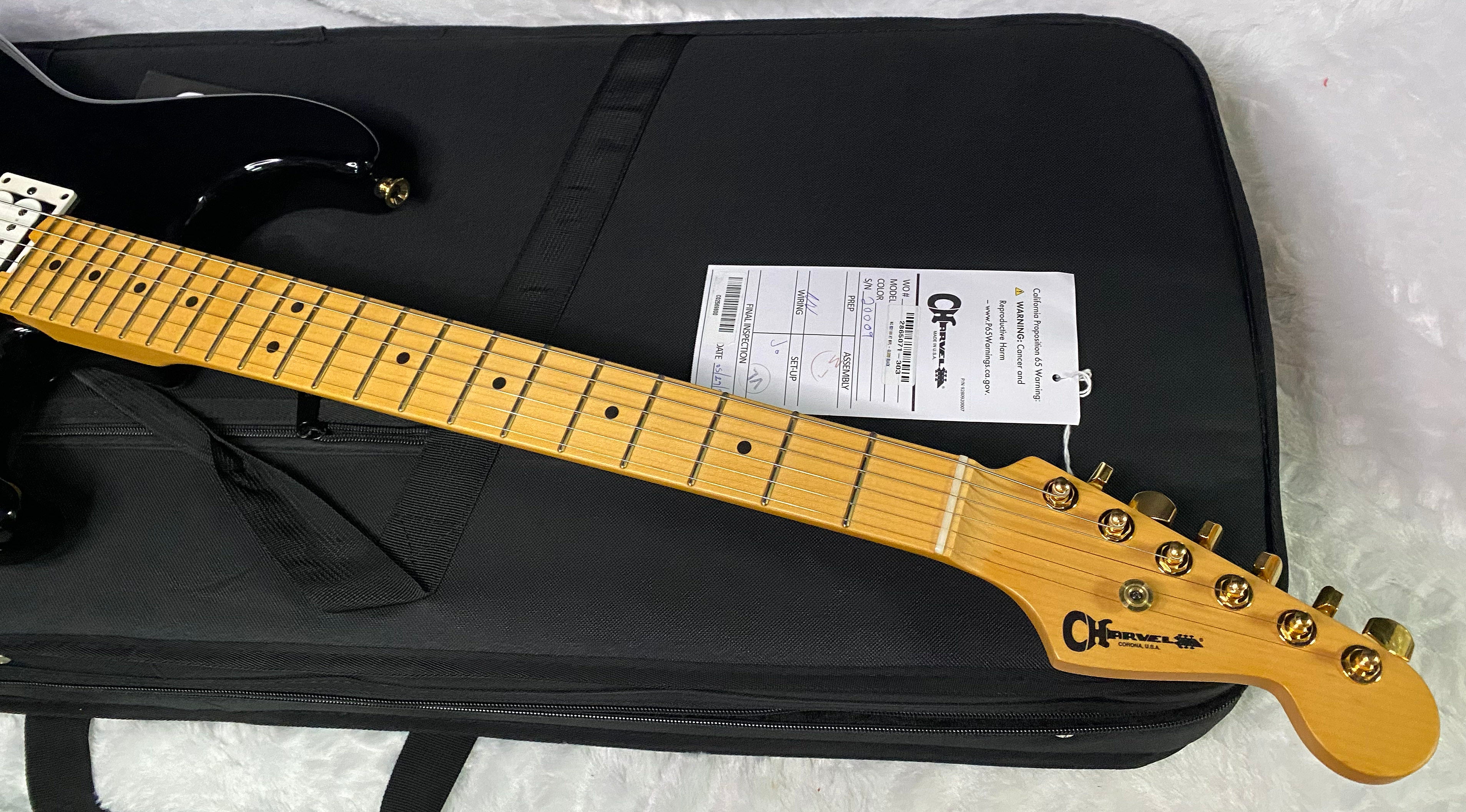 NEW! Charvel American Neo-Classic San Dimas SD1 HH HT - Hard Tail - Seymour Duncan Pick-UPs - Gloss Black - Authorized Dealer - 7.65lbs - G07214