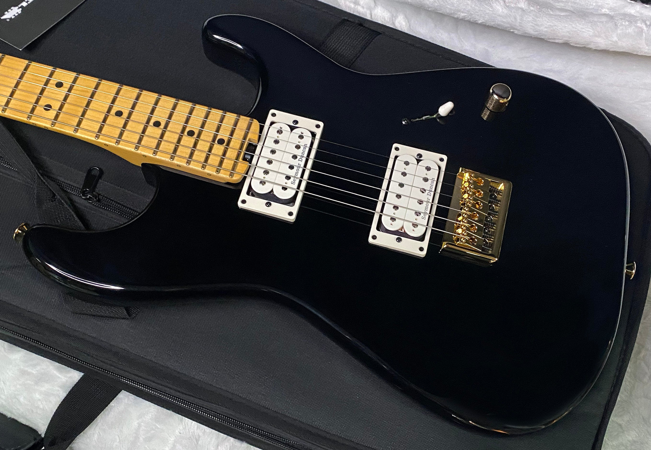 NEW! Charvel American Neo-Classic San Dimas SD1 HH HT - Hard Tail - Seymour Duncan Pick-UPs - Gloss Black - Authorized Dealer - 7.65lbs - G07214