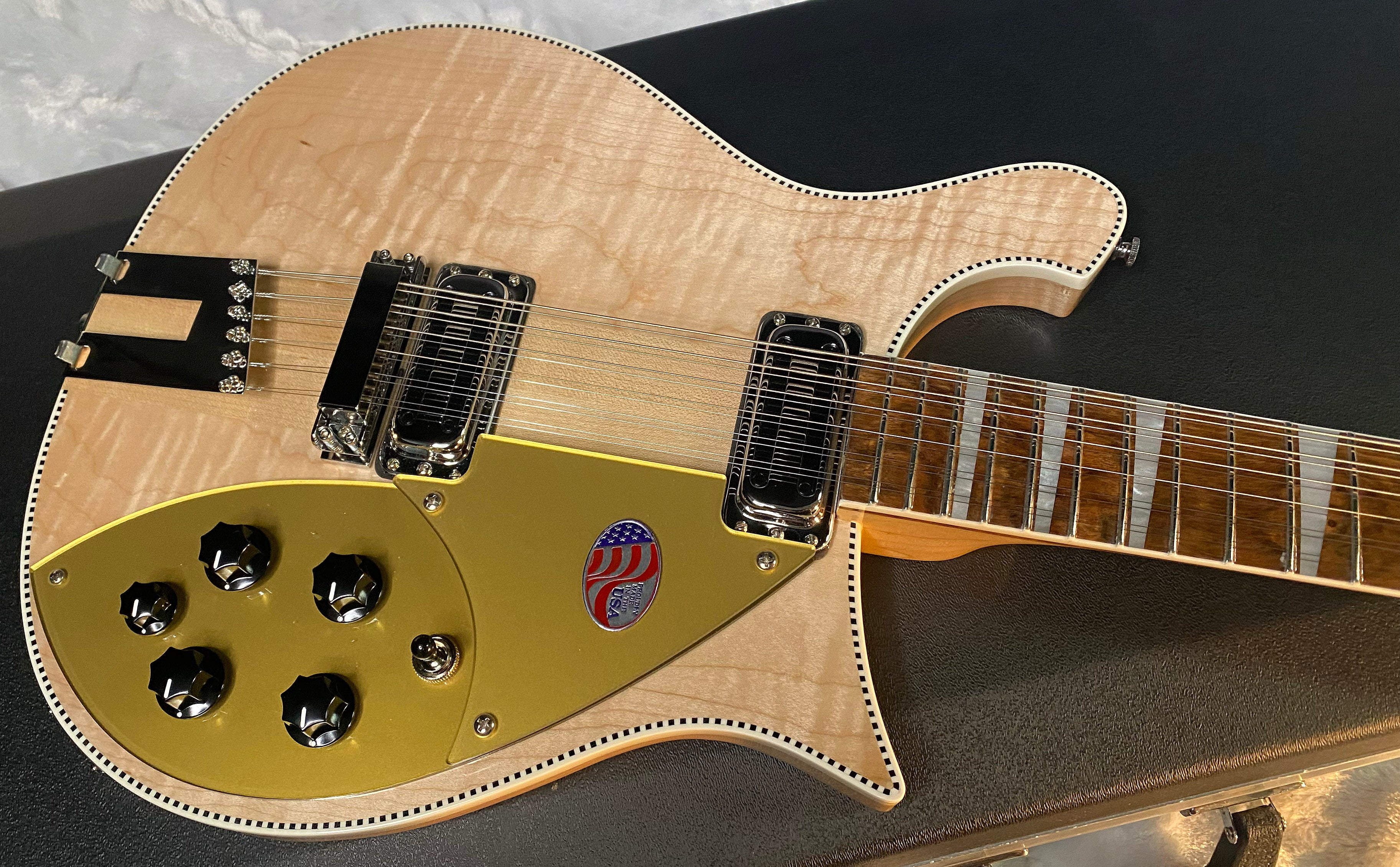 NEW! Rickenbacker 660/12 Maple Glo MG 7.35 lbs - Authorized Dealer - In Stock Ready to Ship- G06620