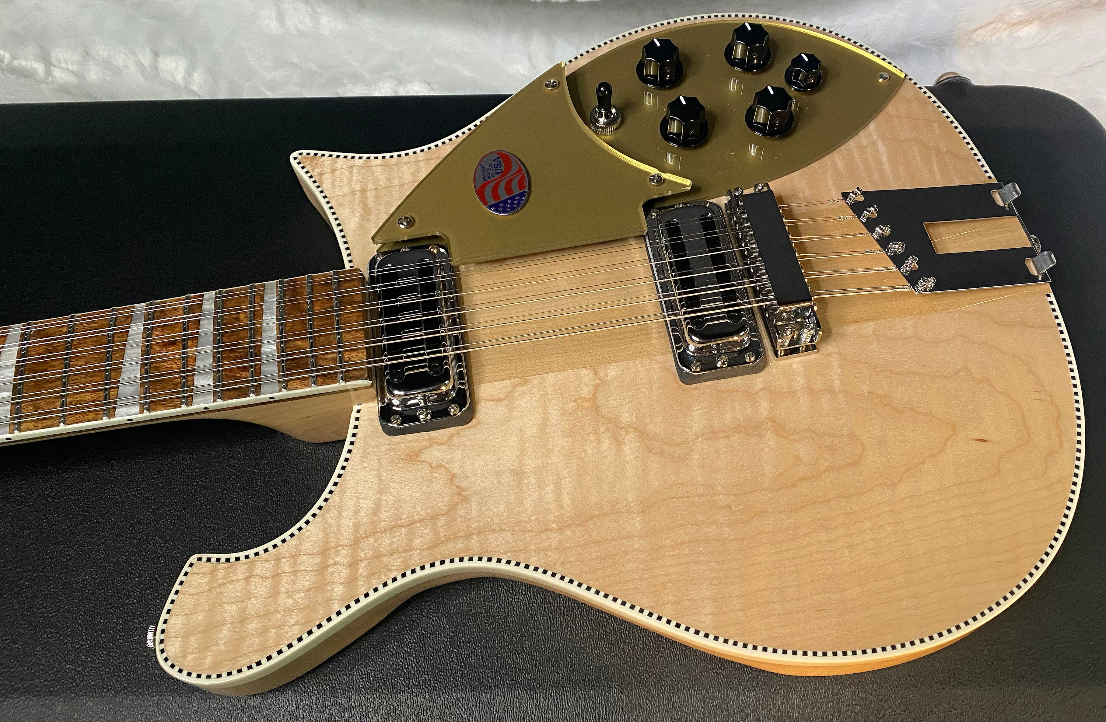 NEW! Rickenbacker 660/12 Maple Glo MG 7.35 lbs - Authorized Dealer - In Stock Ready to Ship- G06620