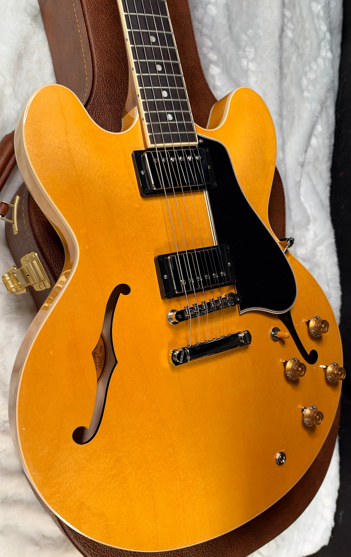 NEW ! Gibson ES-335 50s Semi-Hollowbody Electric Guitar - Vintage Natural - Authorized Dealer - 8.4lbs - G07995