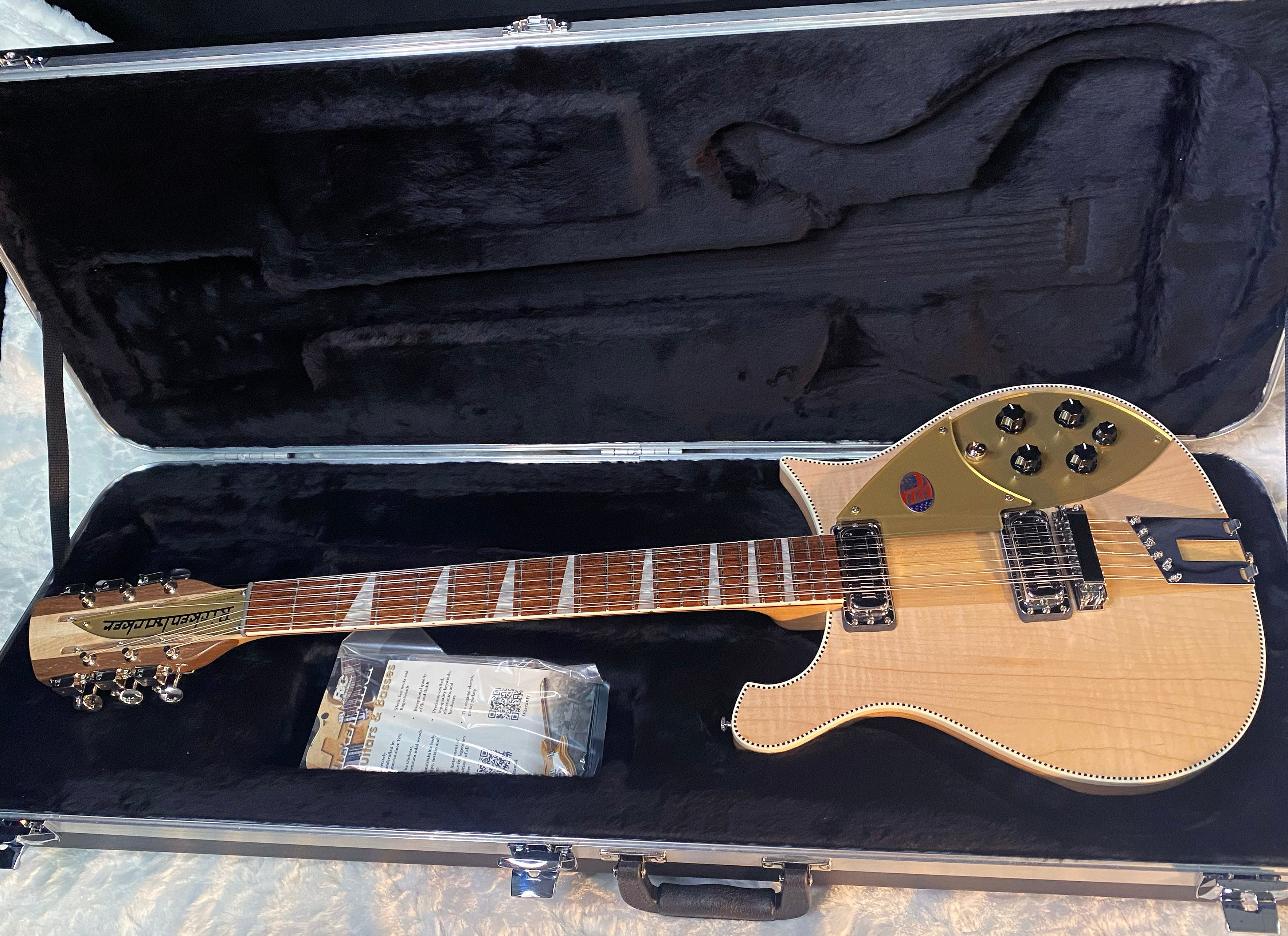 NEW! Rickenbacker 660/12 Maple Glo MG 7.45 lbs - Authorized Dealer - In Stock Ready to Ship- G06621