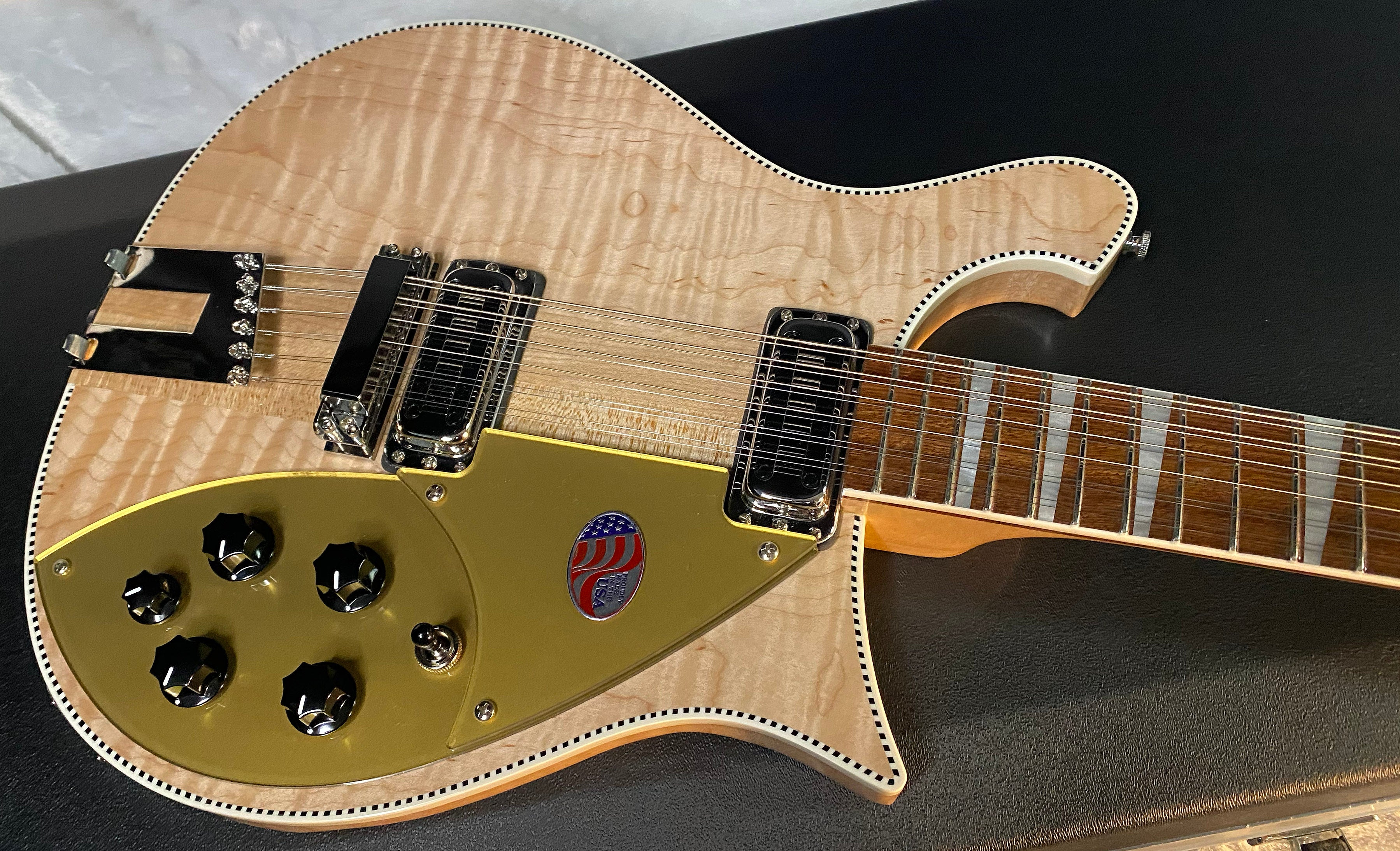NEW! Rickenbacker 660/12 Maple Glo MG 7.55 lbs - Authorized Dealer - In Stock Ready to Ship- G06622