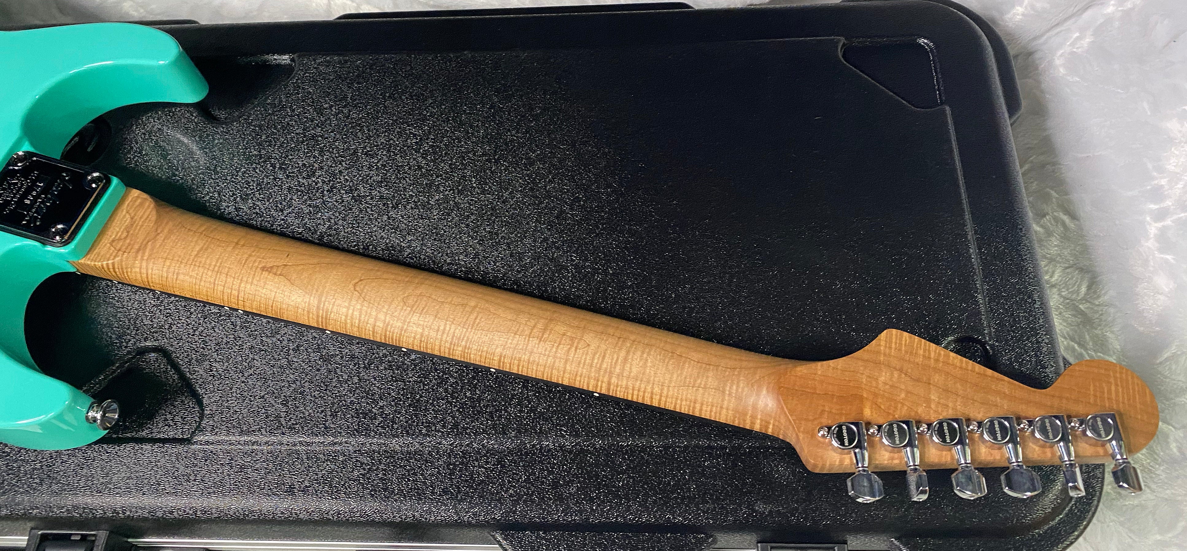 NEW ! Jackson Custom Shop Dinky HSH - Roasted Maple Neck & Ebony Fretboard - DK - Seafoam Green - Authorized Dealer - 8.3 lbs - G06618