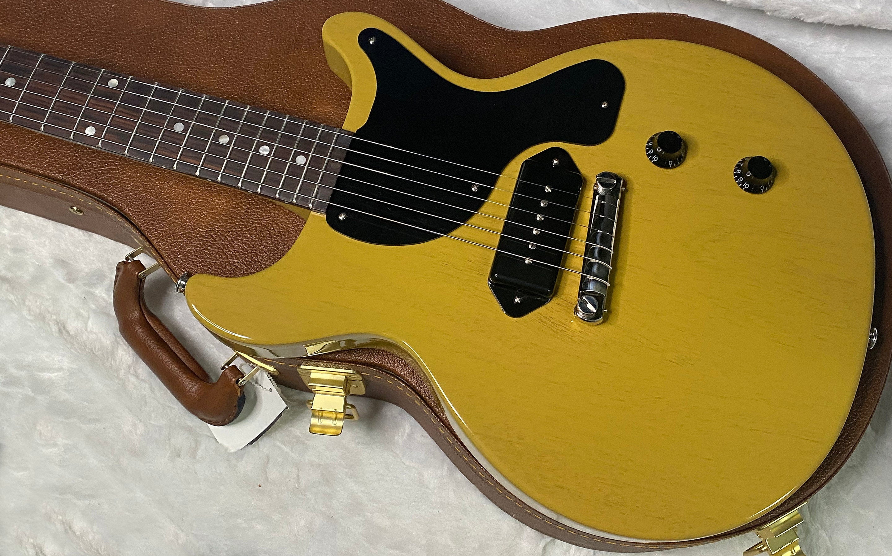 NEW! Gibson Les Paul Junior DC Double Cut - TV Yellow - Authorized Dealer - Only 6.85 lbs - G07220