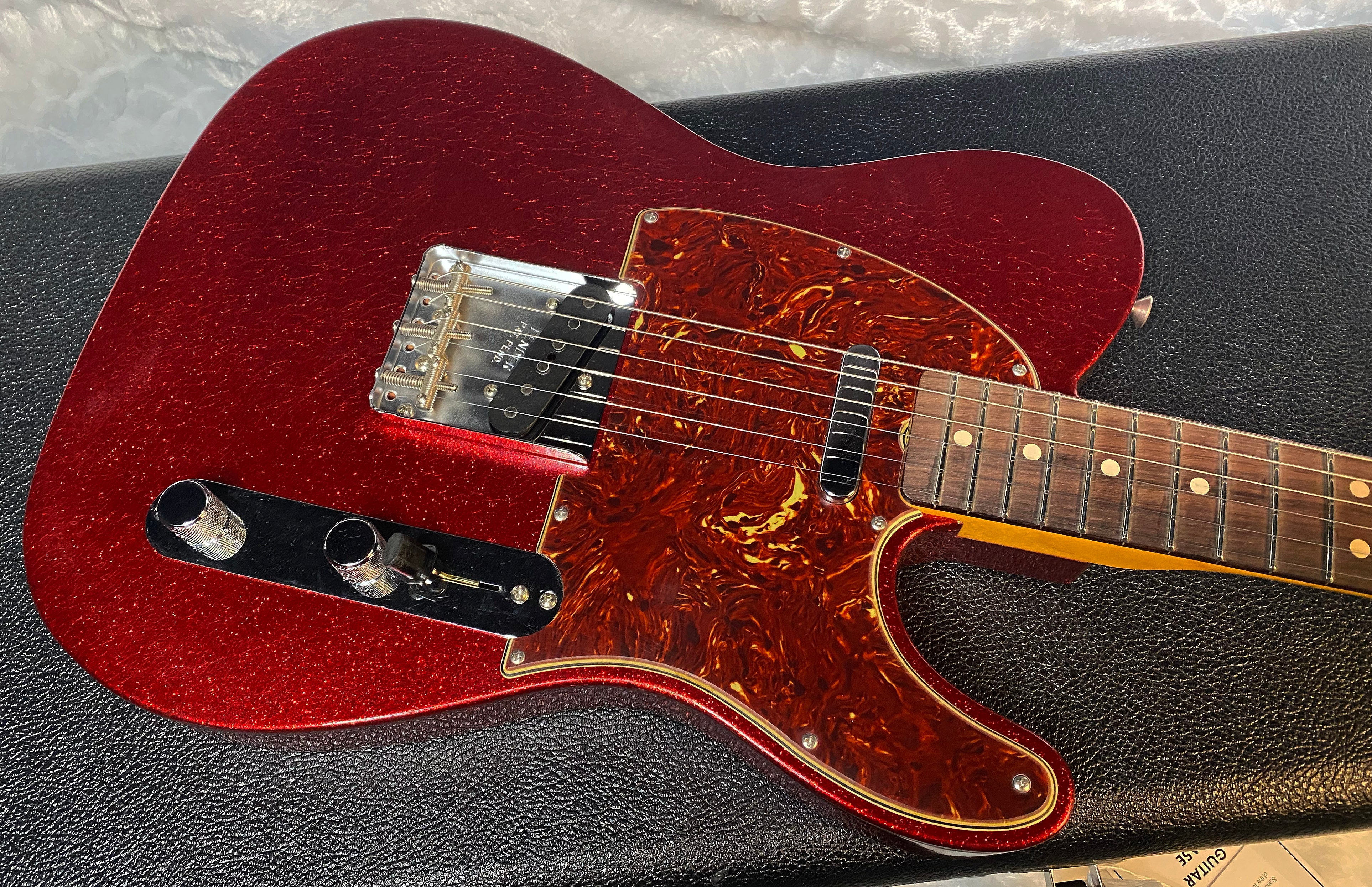 NEW! Fender Custom Shop Telecaster 1963 Reissue - Journeyman Relic - Red Sparkle Matching Peg Head - Handwound Pick Ups - Authorized Dealer - 7.3lbs - G05149